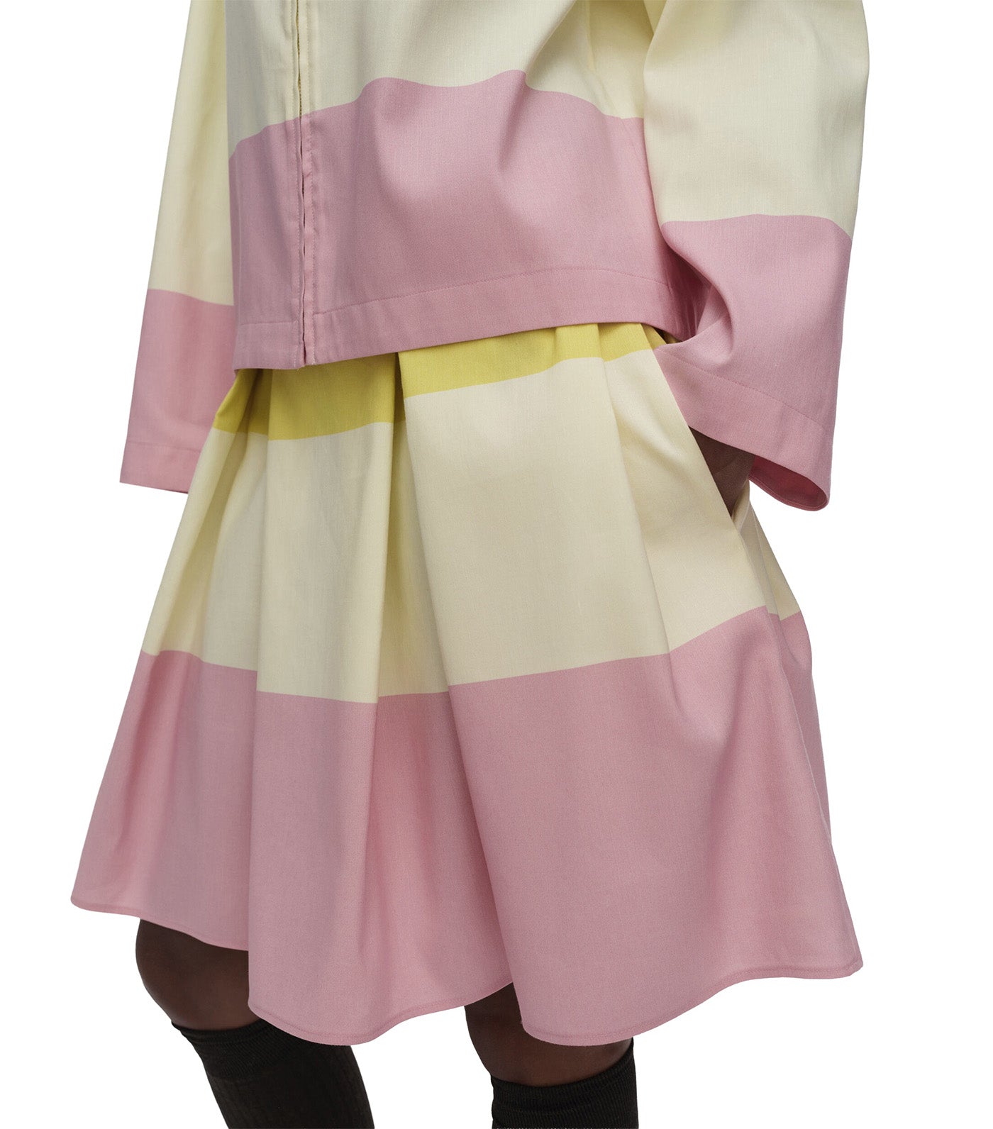 Kaksois Hennika Skirt Yellow/Light Yellow/Rose
