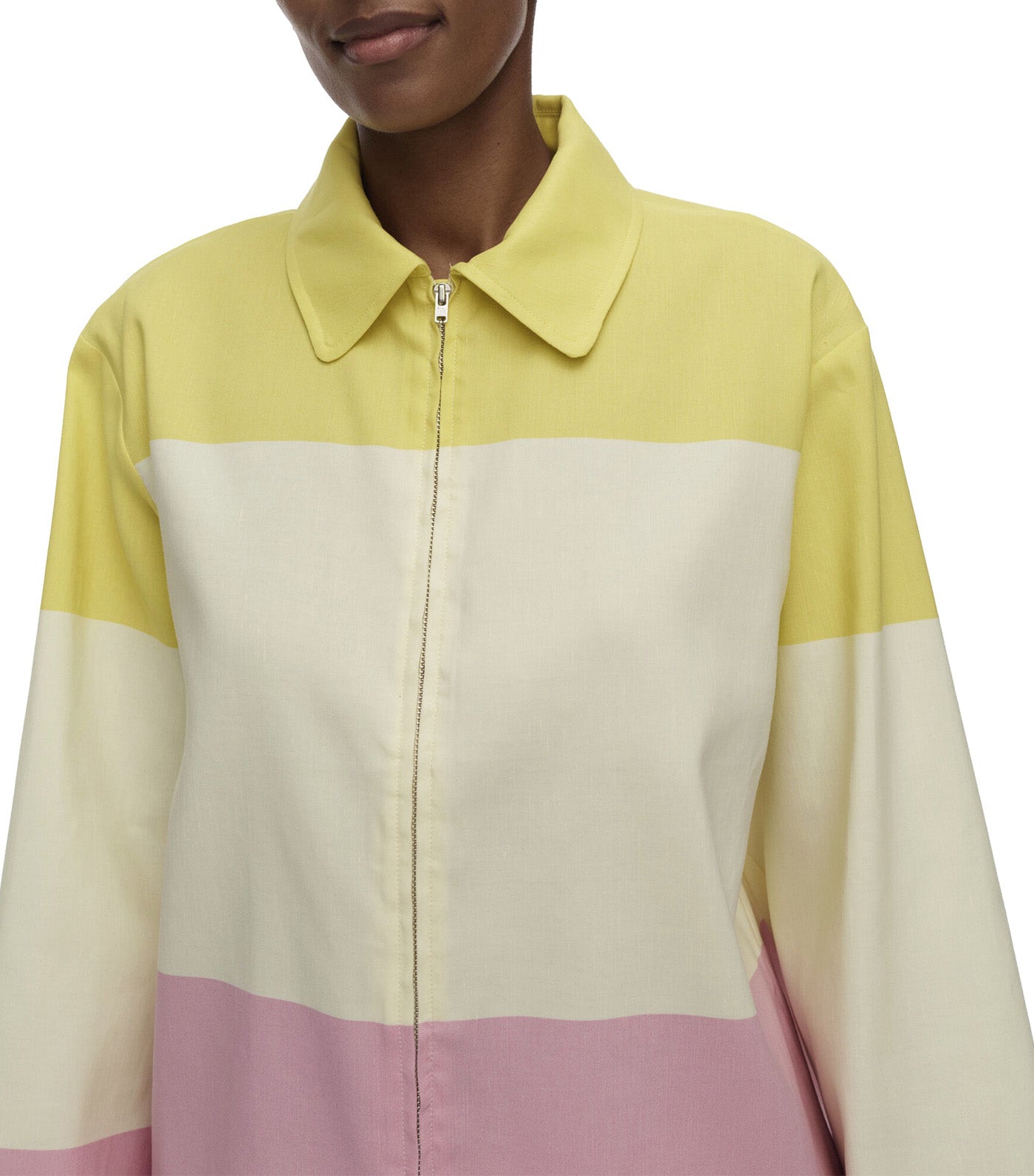 Kirjaimet Hennika Shirt Yellow/Light Yellow/Rose