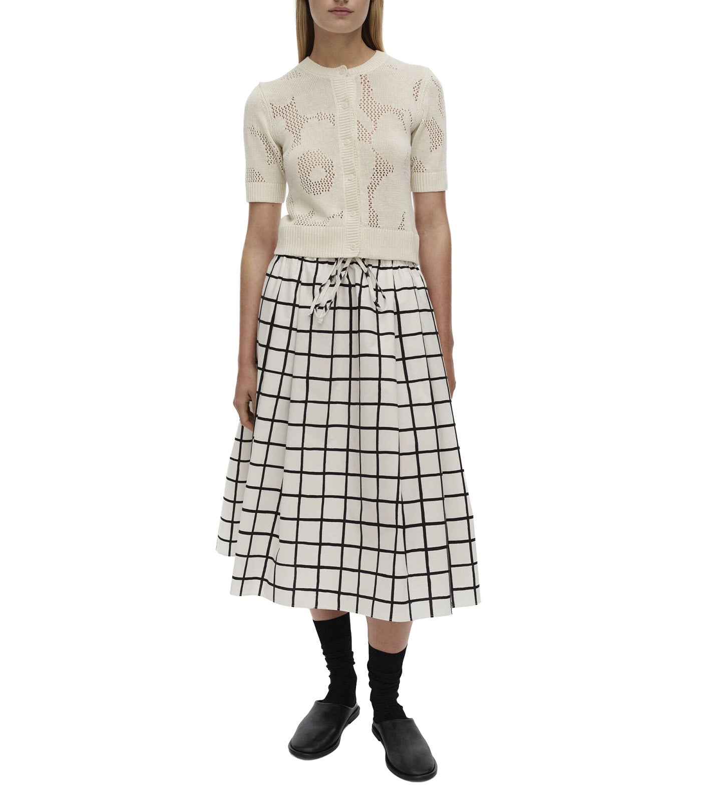 Leikki Unikko Knitted Pullover Off White