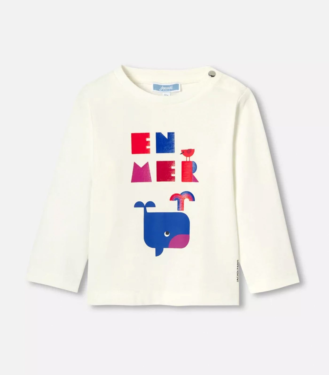 Jacadi Monaco Sweatshirt Blanc Doux