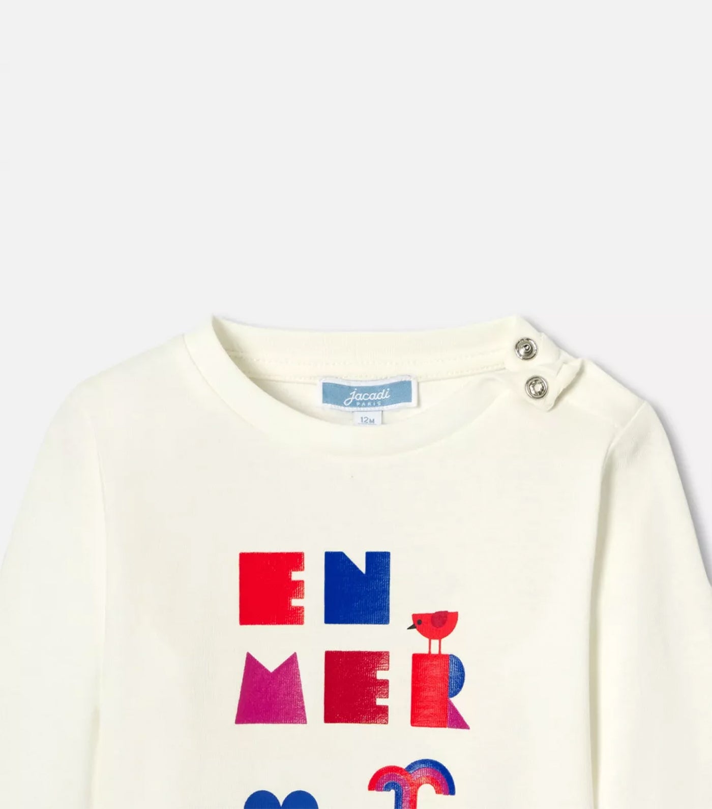 Jacadi Monaco Sweatshirt Blanc Doux