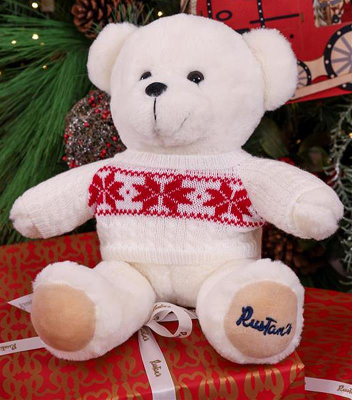Complimentary Rustan's Christmas Bear White