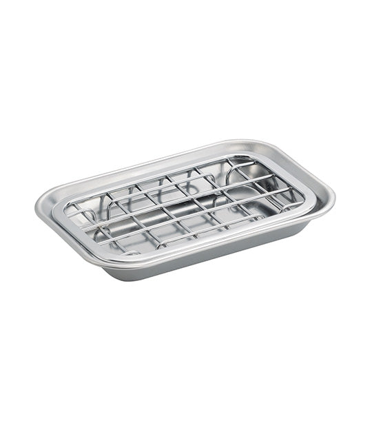 Gia 2-Piece Soap Dish - Polished Stainless Steel