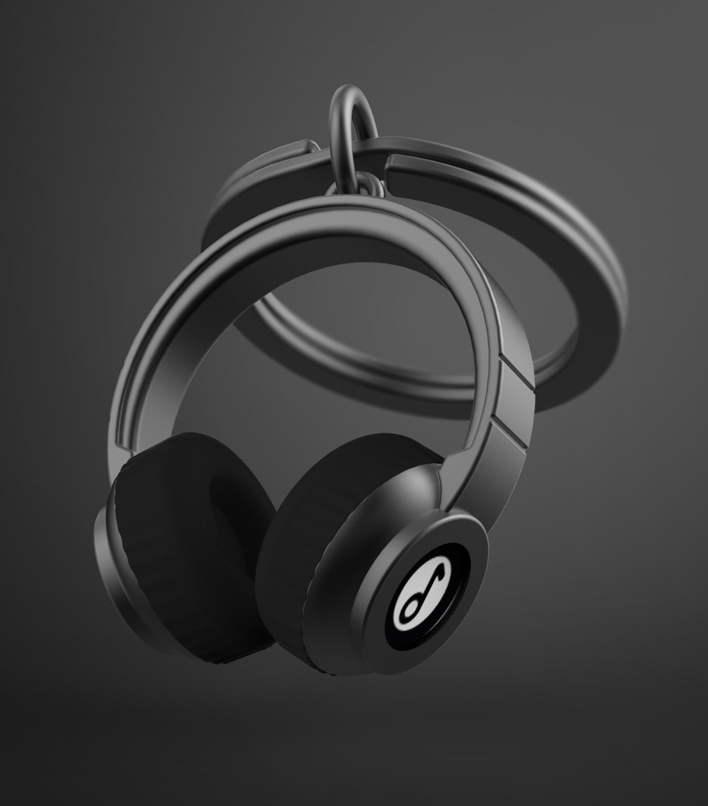 Meta[l]morphose Headphone Keyring Black