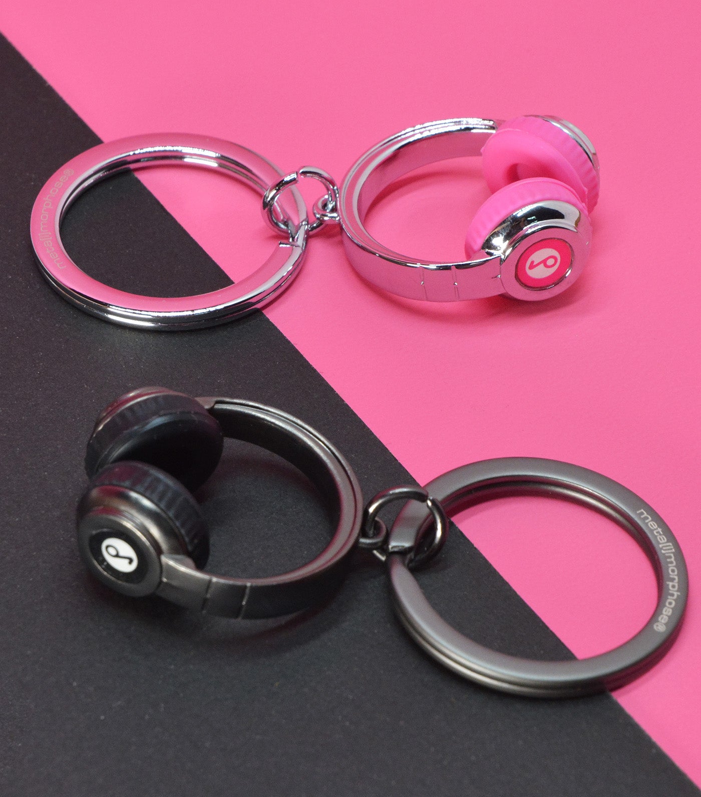 Meta[l]morphose Headphone Keyring Black