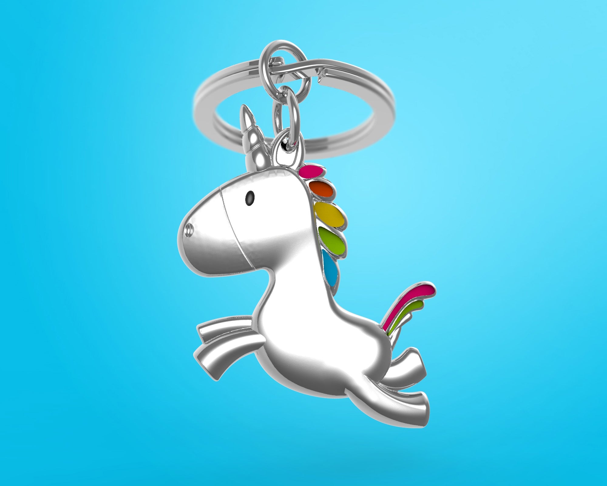 Unicorn Keyring