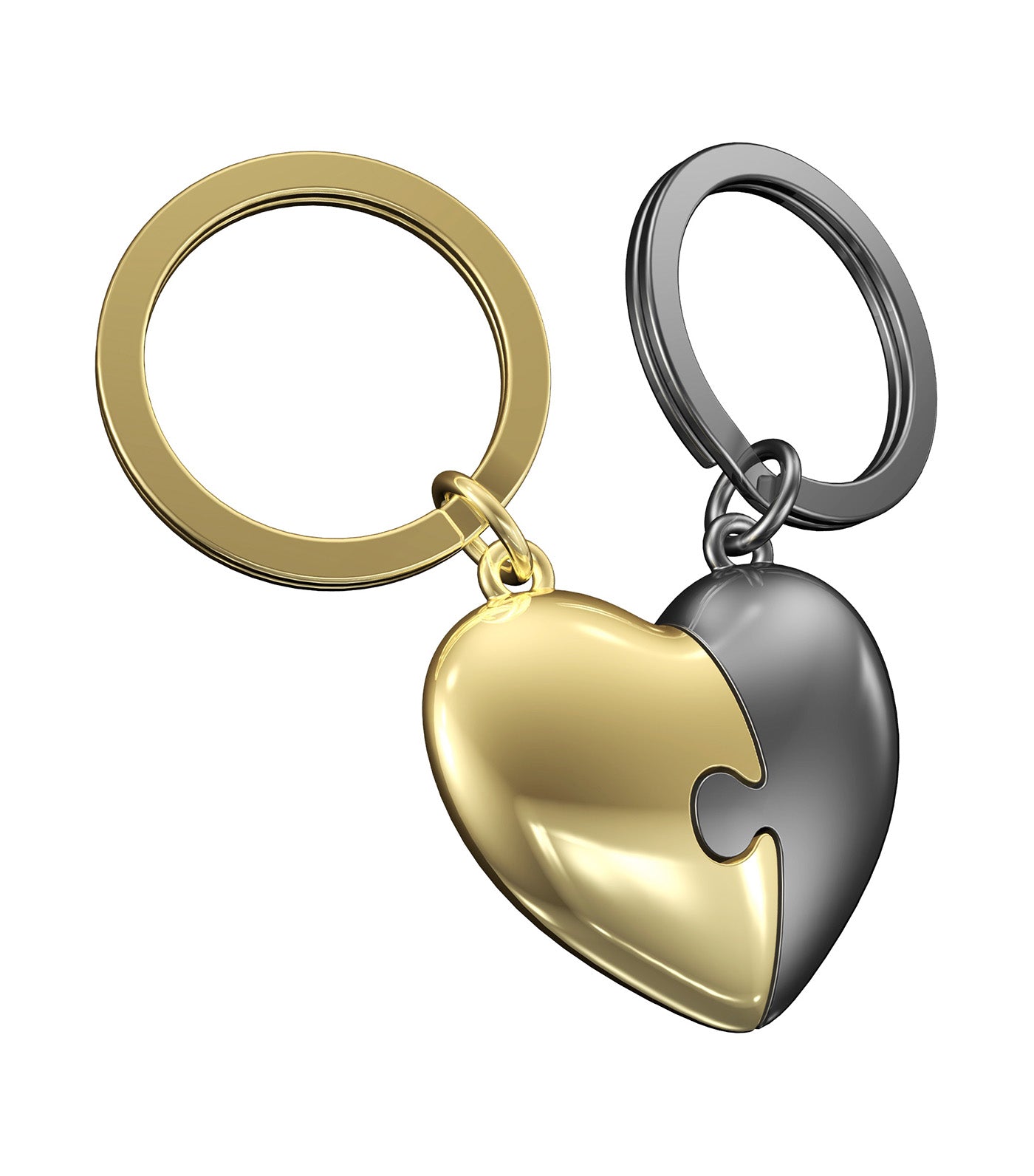 Heart Puzzle (Love) Keyring