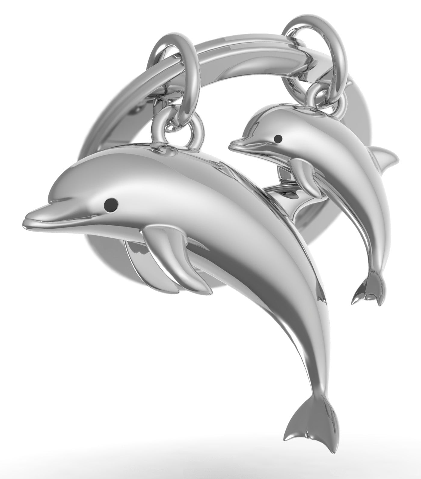 Meta[l]morphose Dolphin Family Keyring