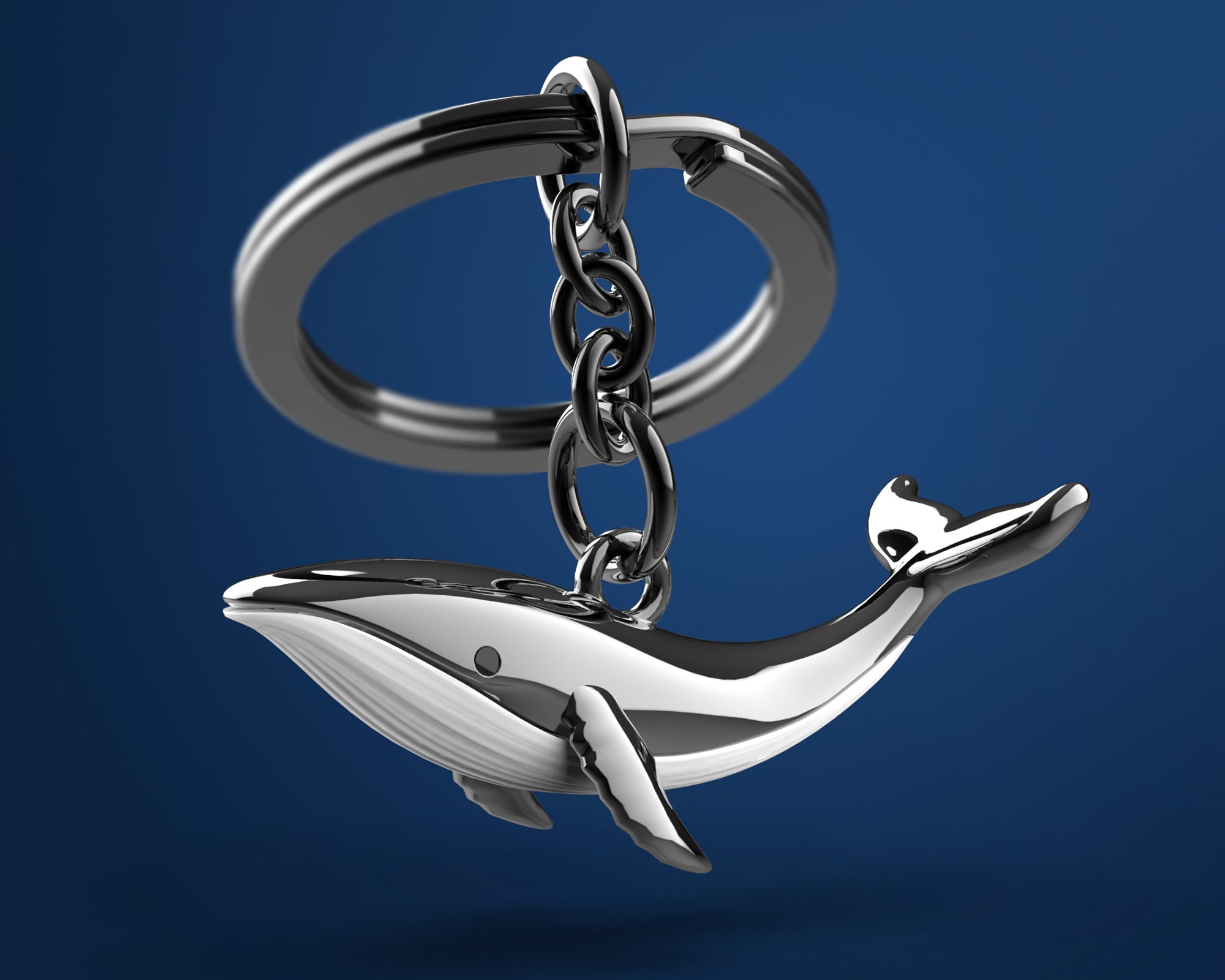 Great Whale Keyring