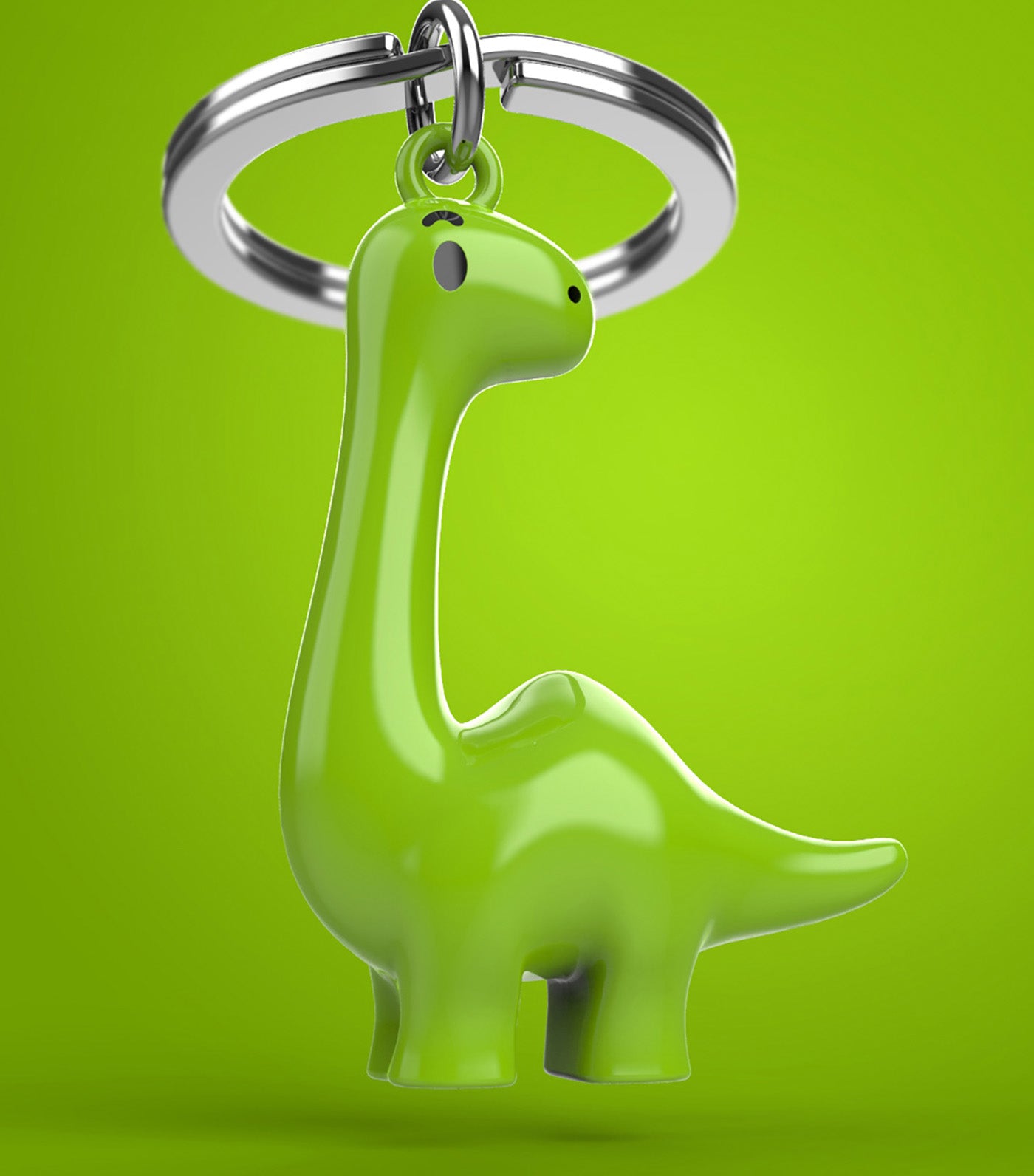 Meta[l]morphose Dino Keyring Green