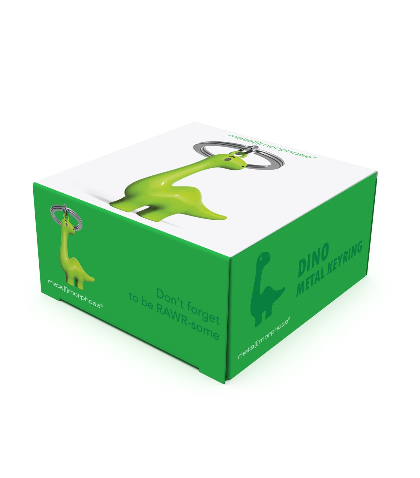 Meta[l]morphose Dino Keyring Green