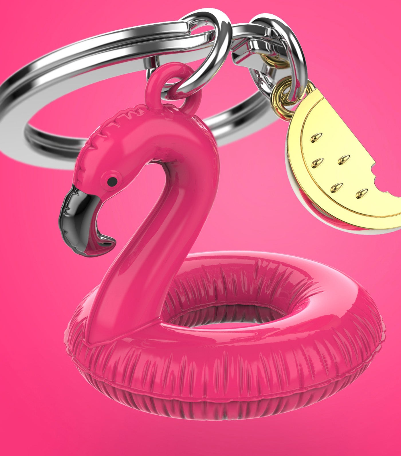 Meta[l]morphose Poolfloat Keyring