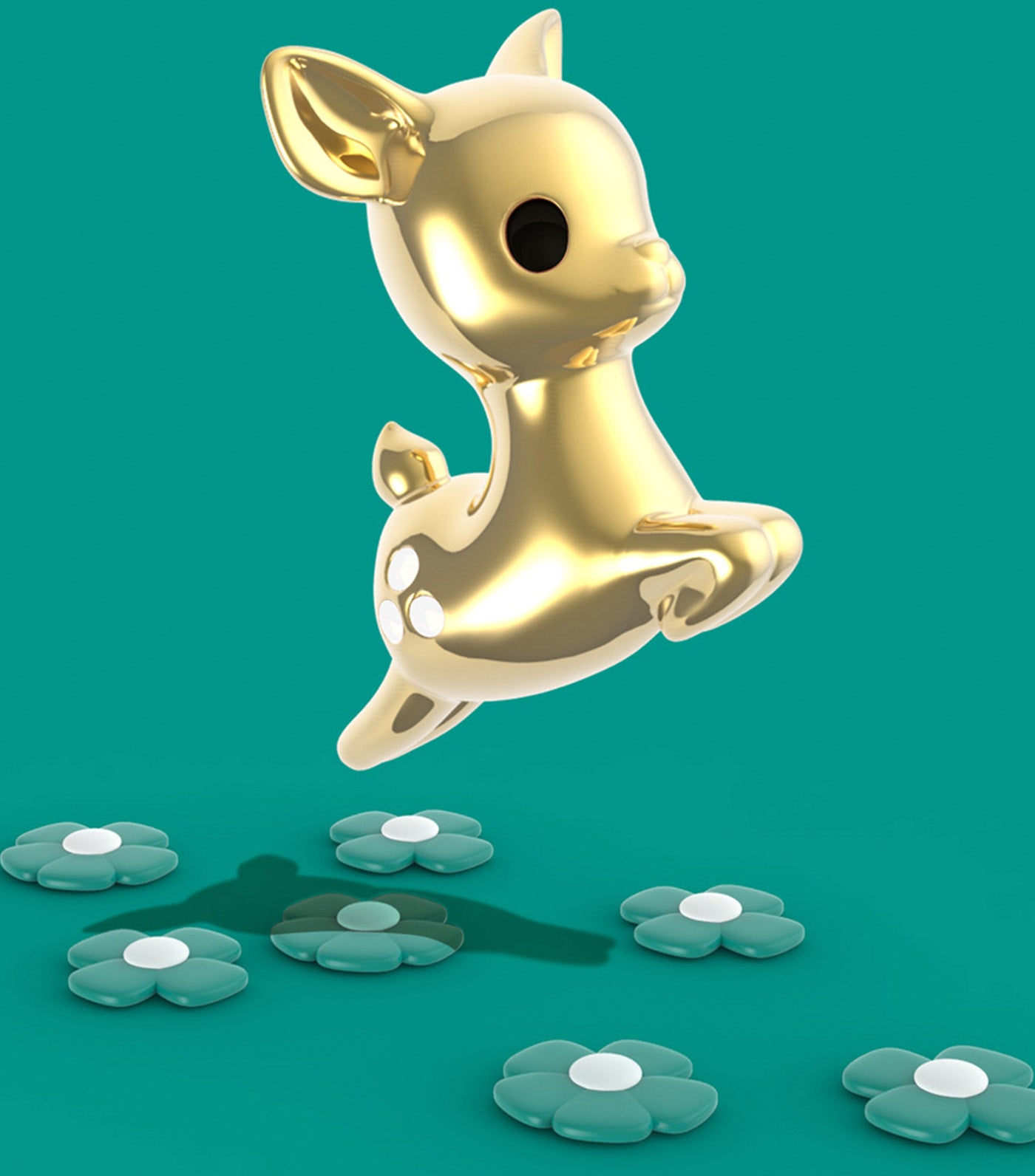 Meta[l]morphose Fawn Keyring