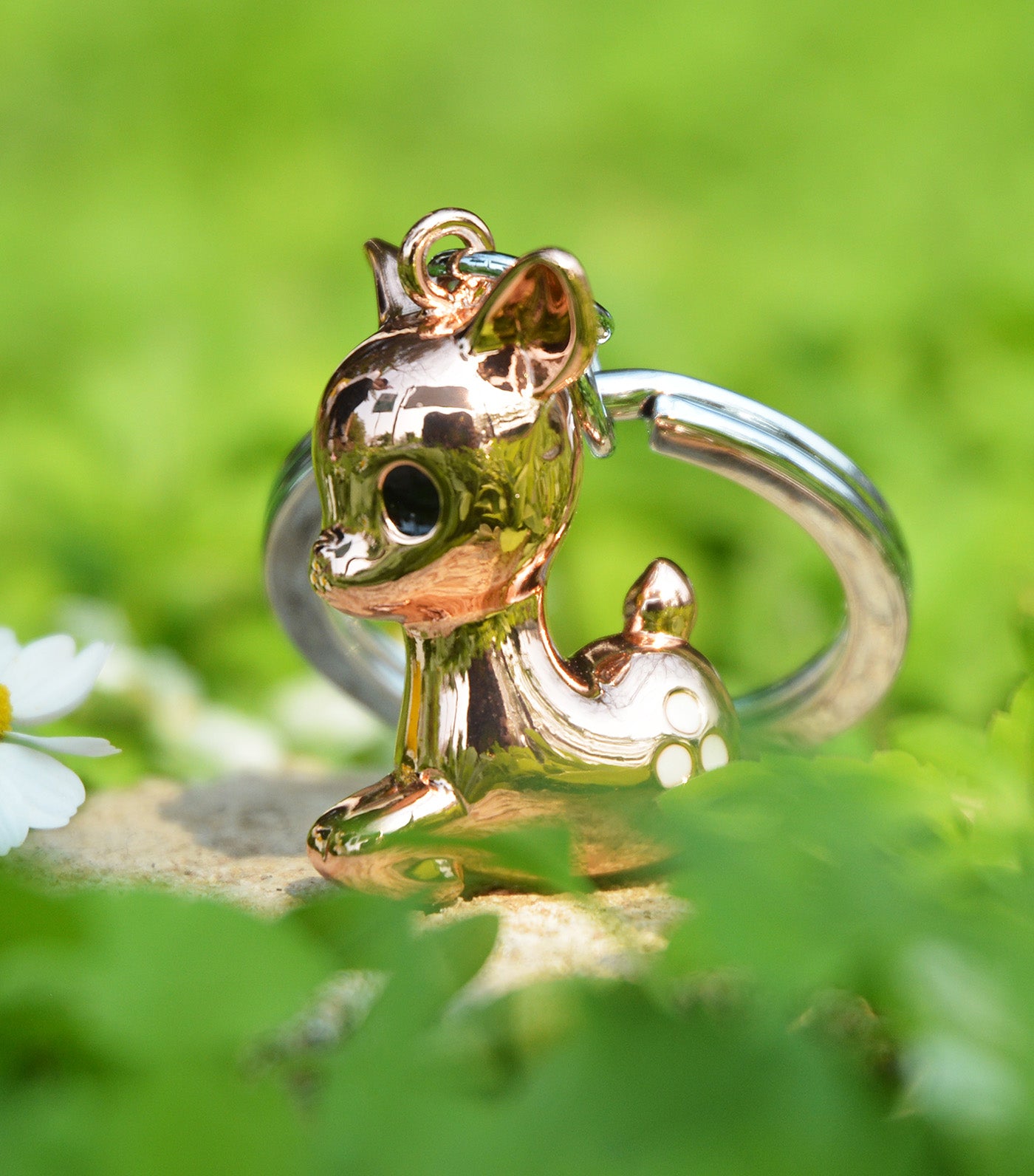 Meta[l]morphose Fawn Keyring