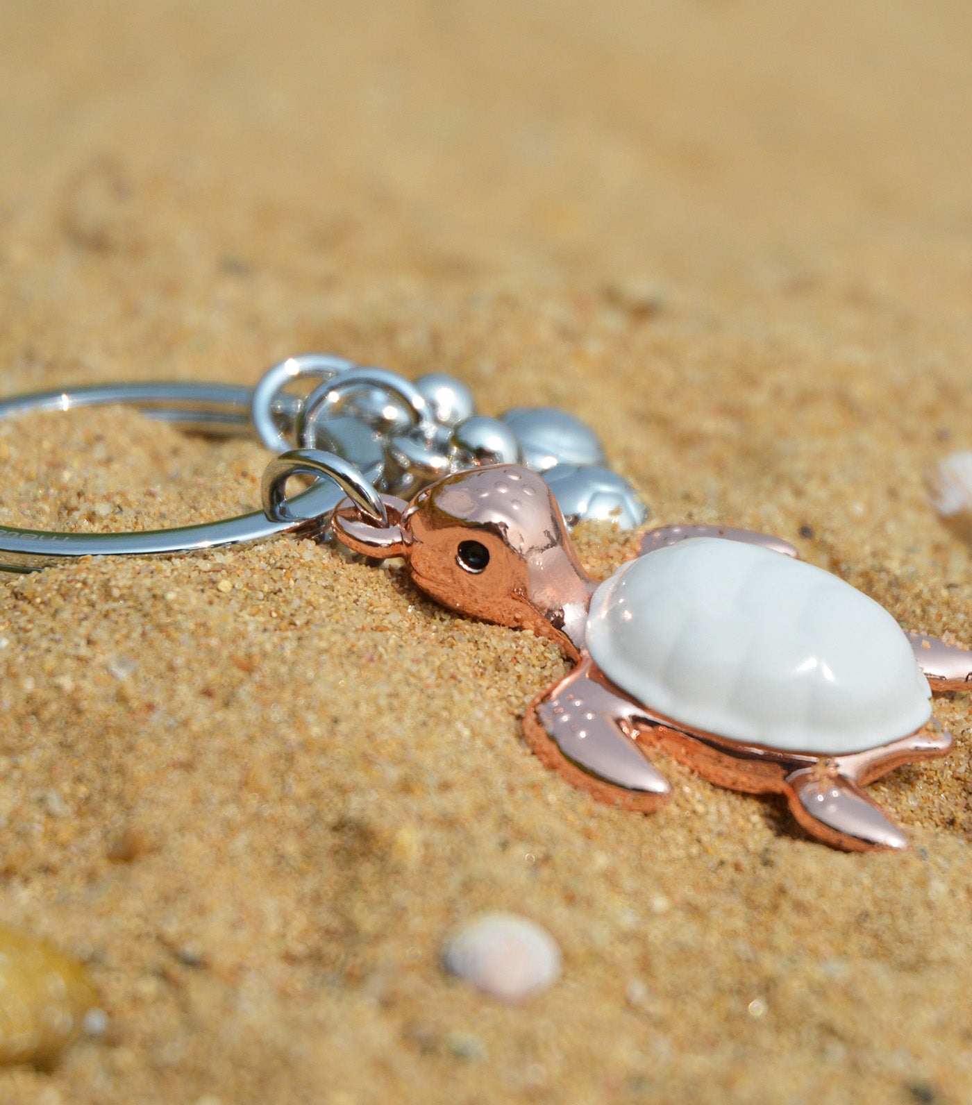 Turtle Family Key Ring