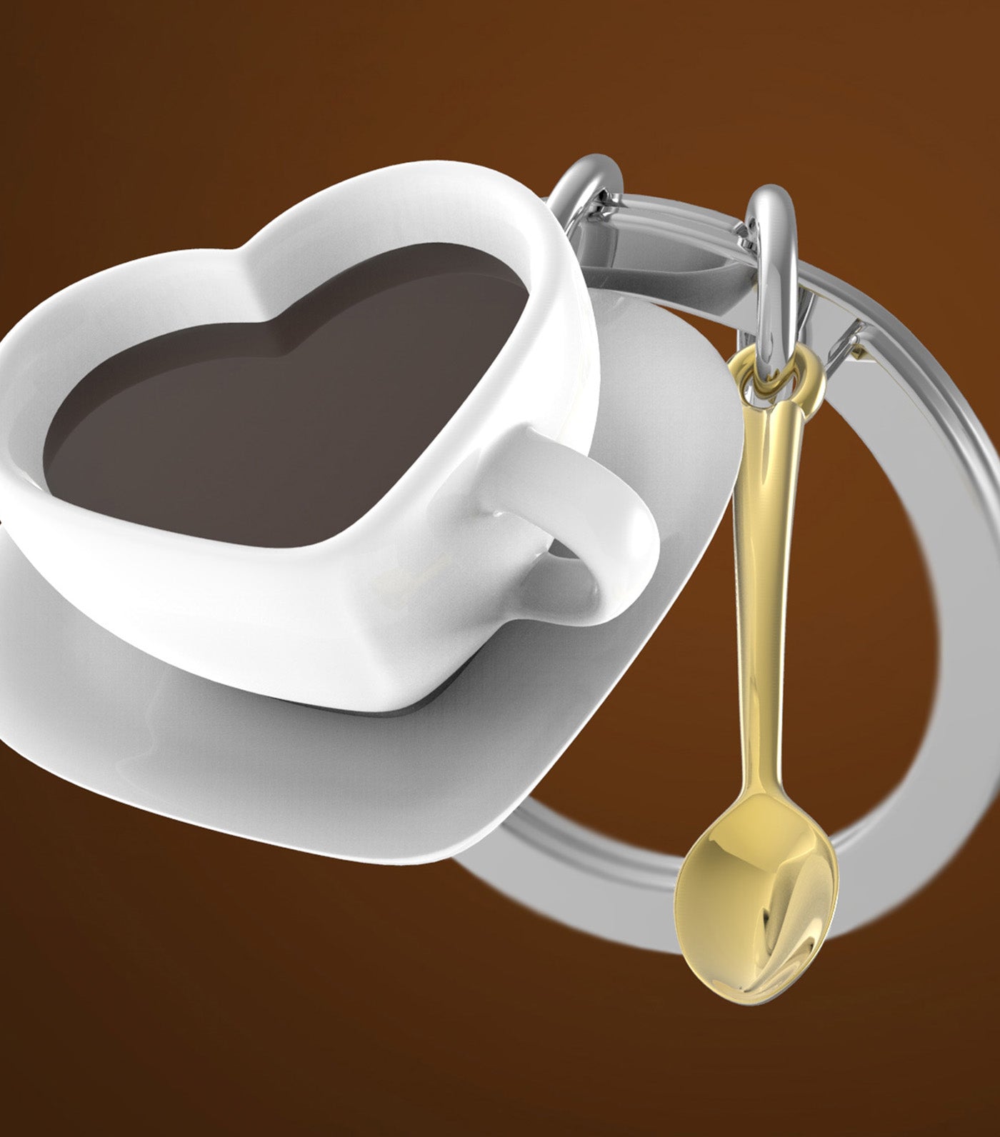 Coffee Keyring