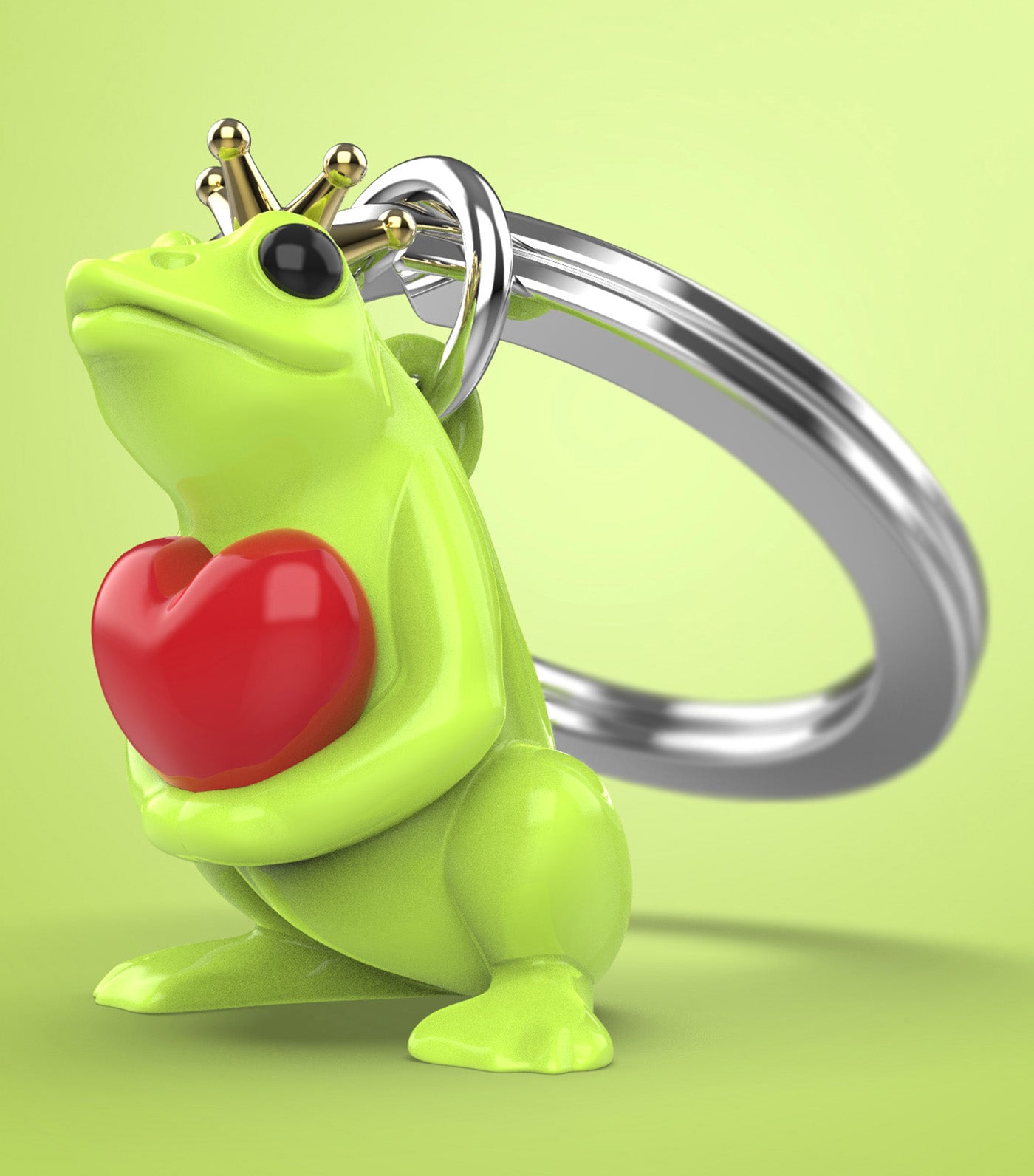 Meta[l]morphose Frog Keyring