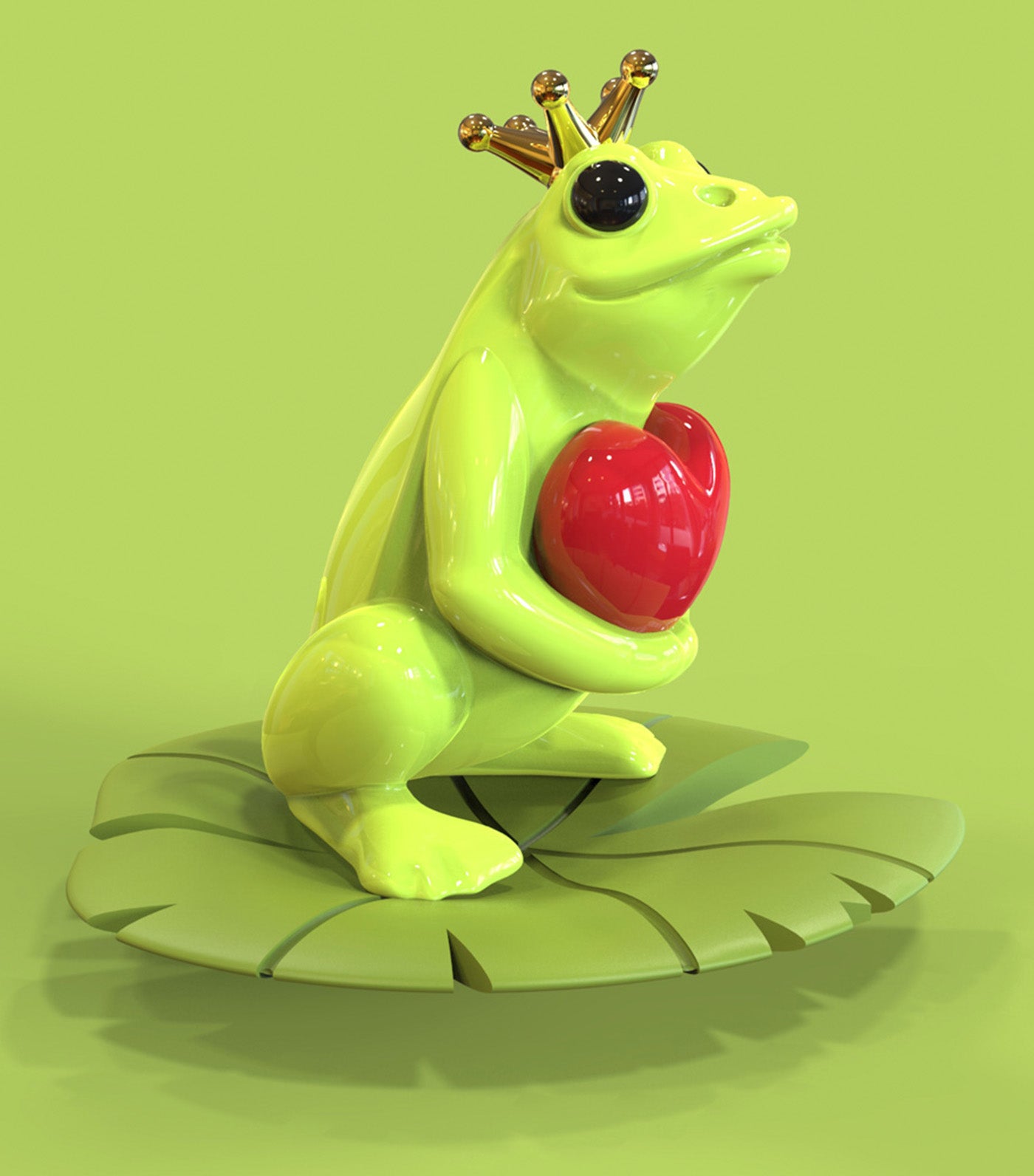 Meta[l]morphose Frog Keyring