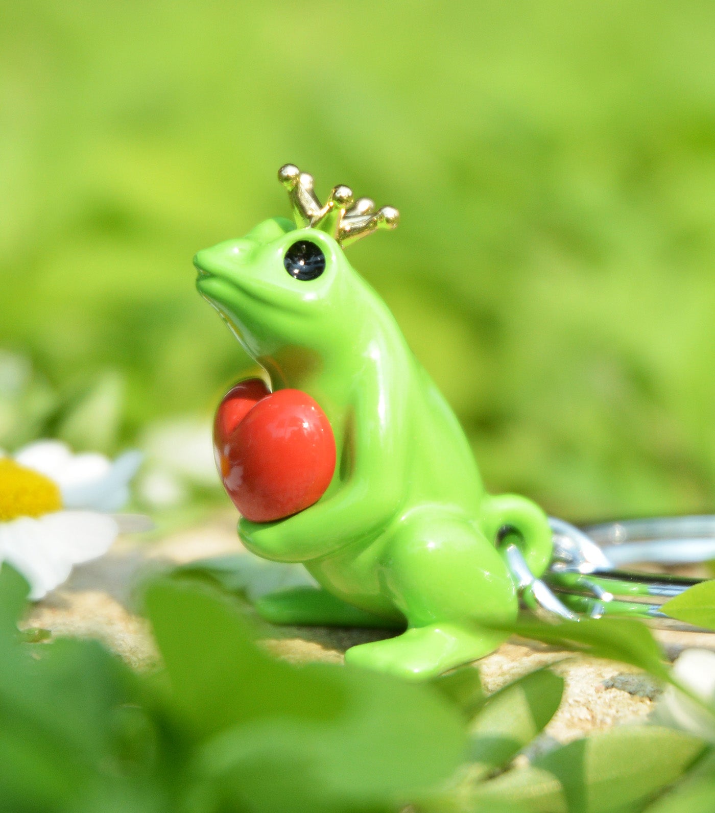 Meta[l]morphose Frog Keyring