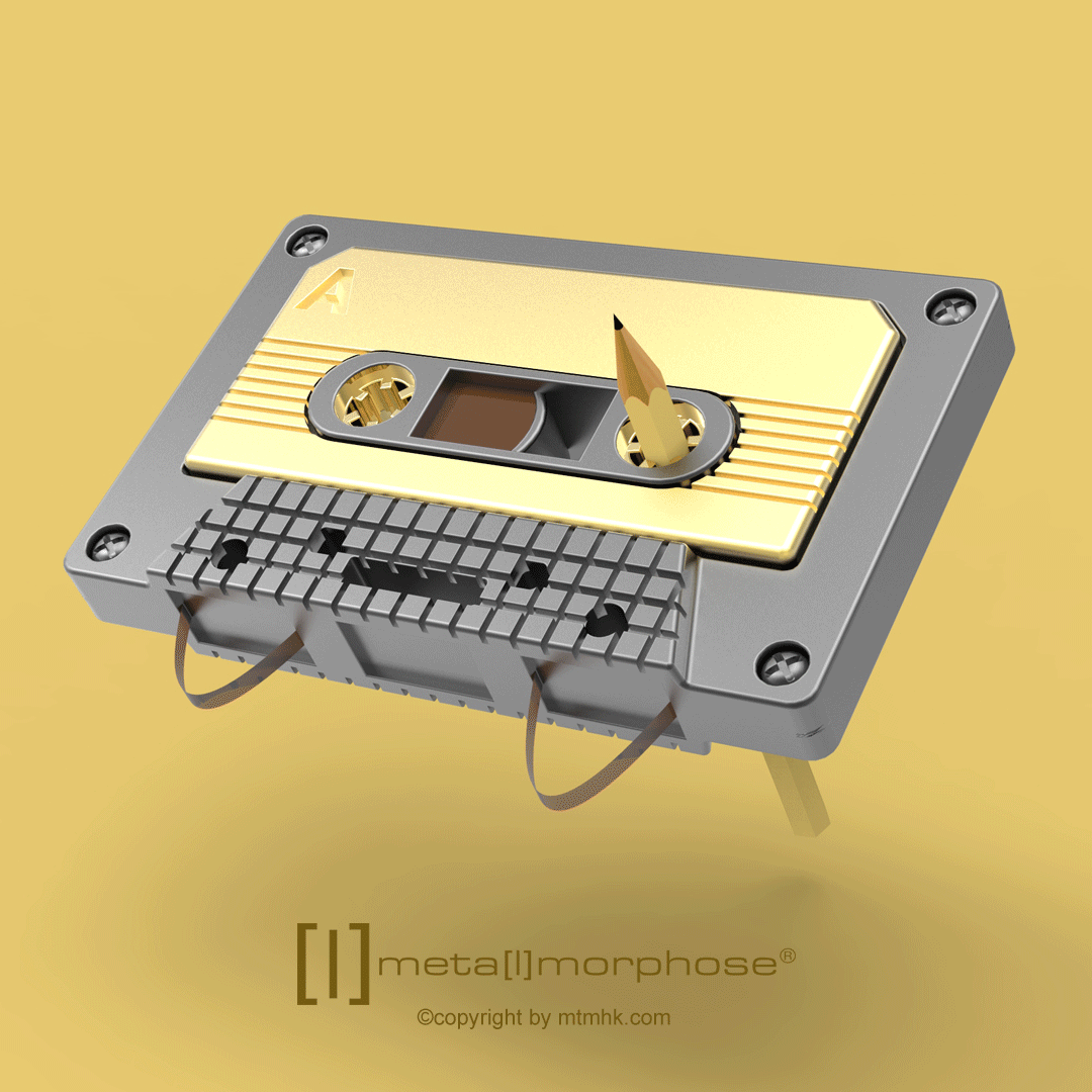 Cassette Keyring