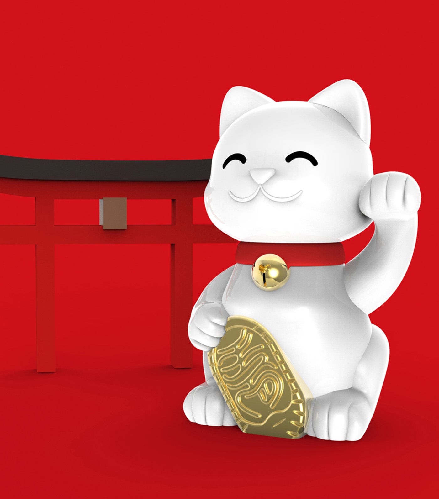 Neko Lucky Fortune Cat Keyring