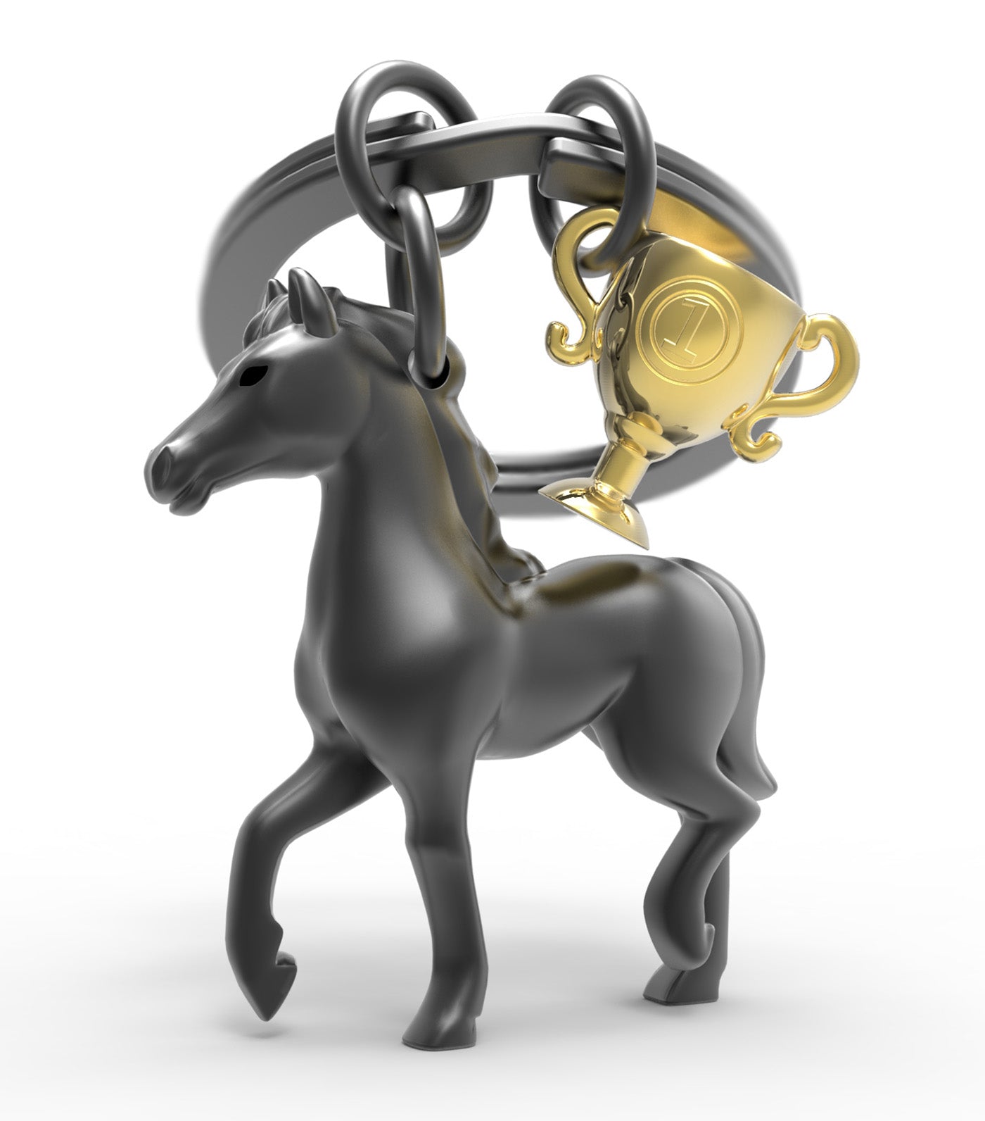 Horse Trophy Keyring