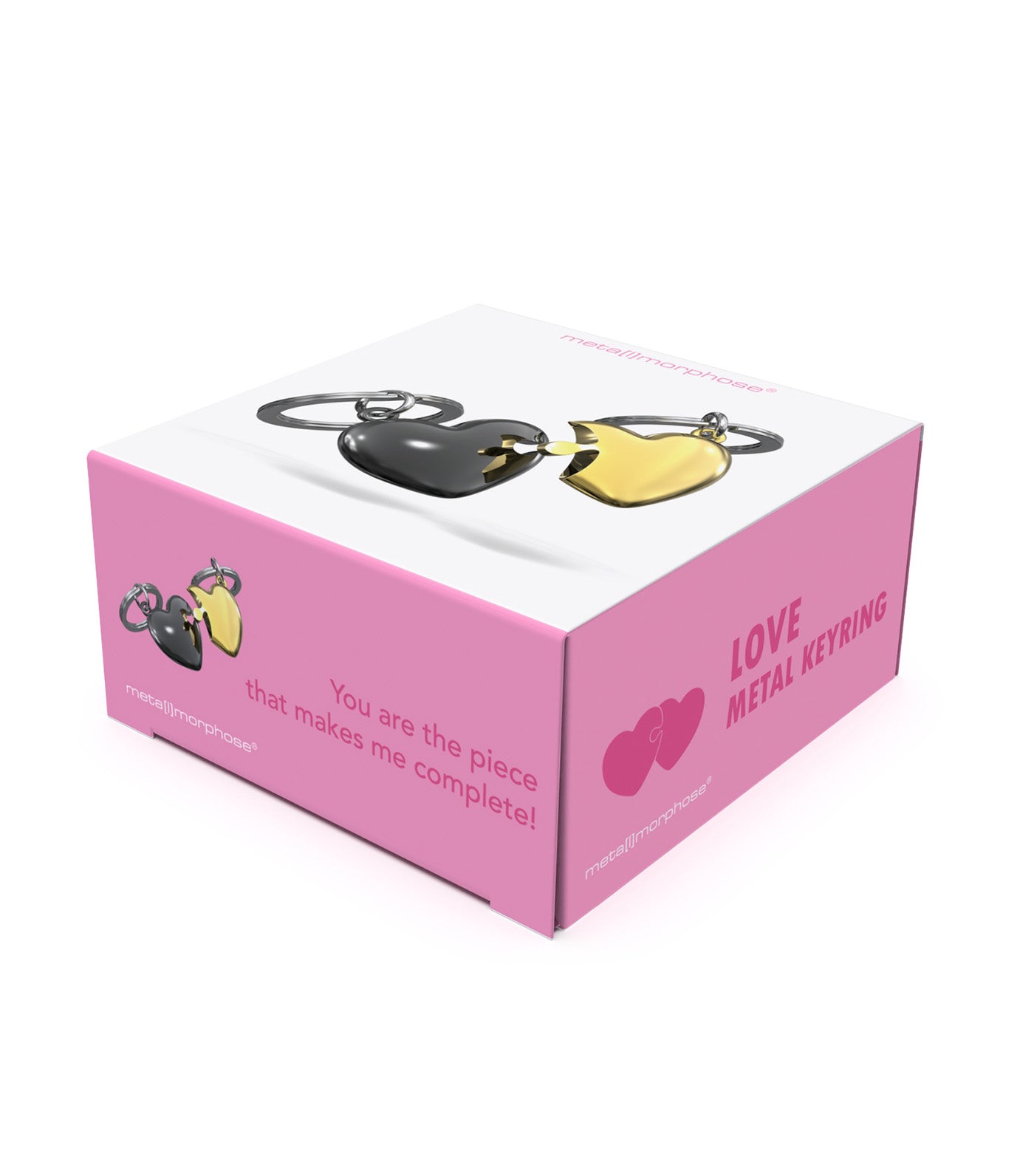 Hearts Puzzle You & I (Love) Keyring