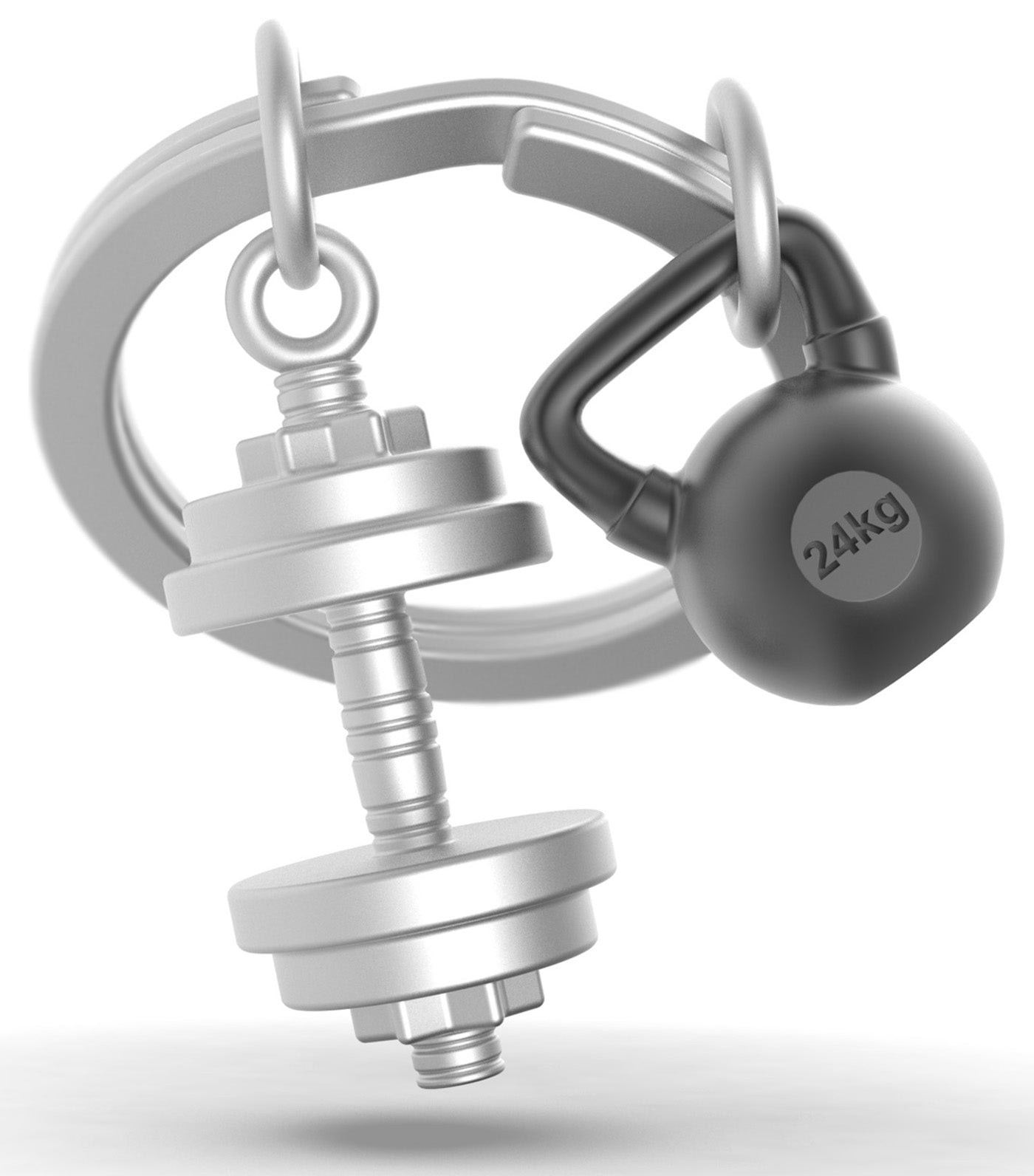 Meta[l]morphose Dumbbell Keyring