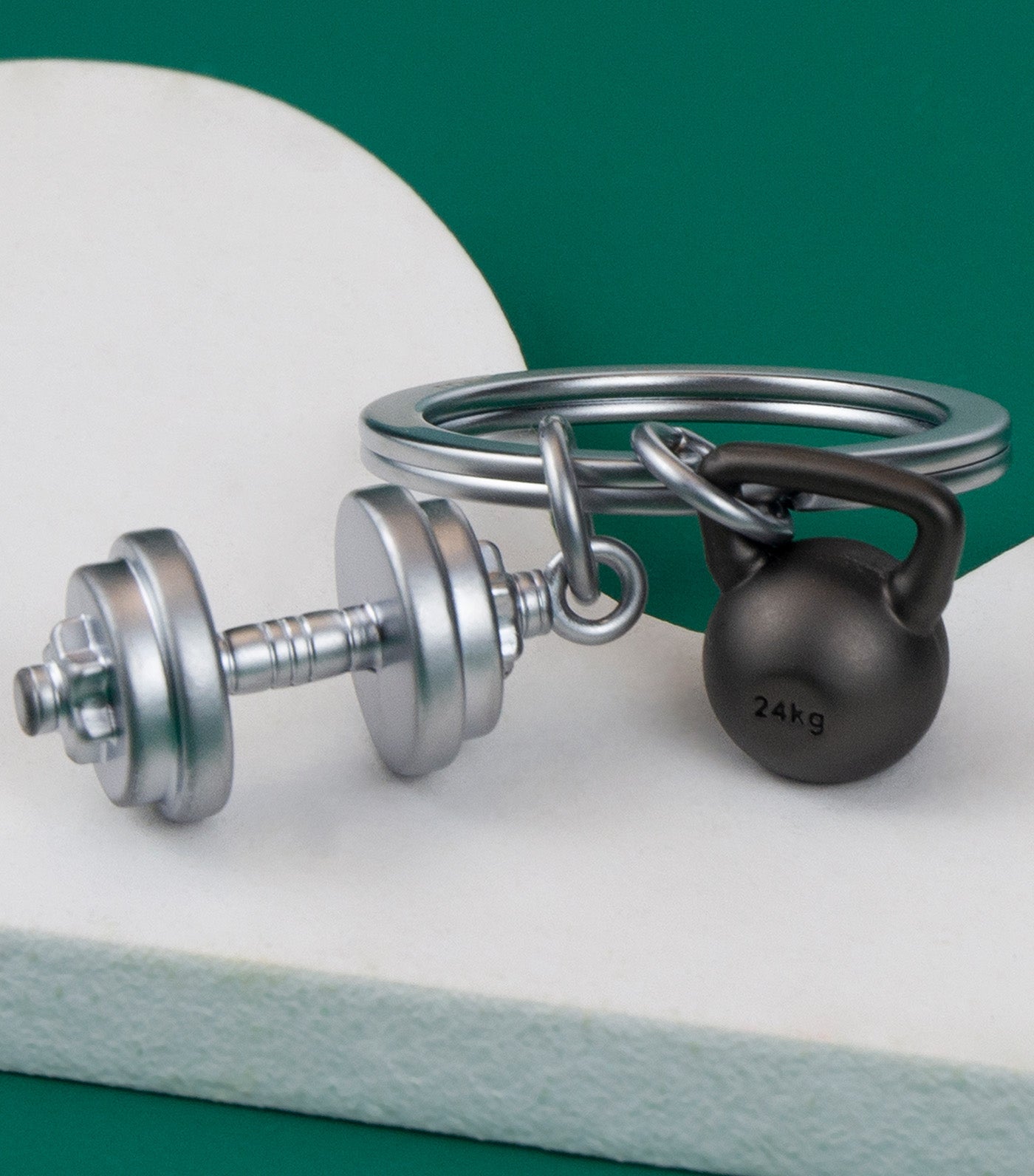 Meta[l]morphose Dumbbell Keyring