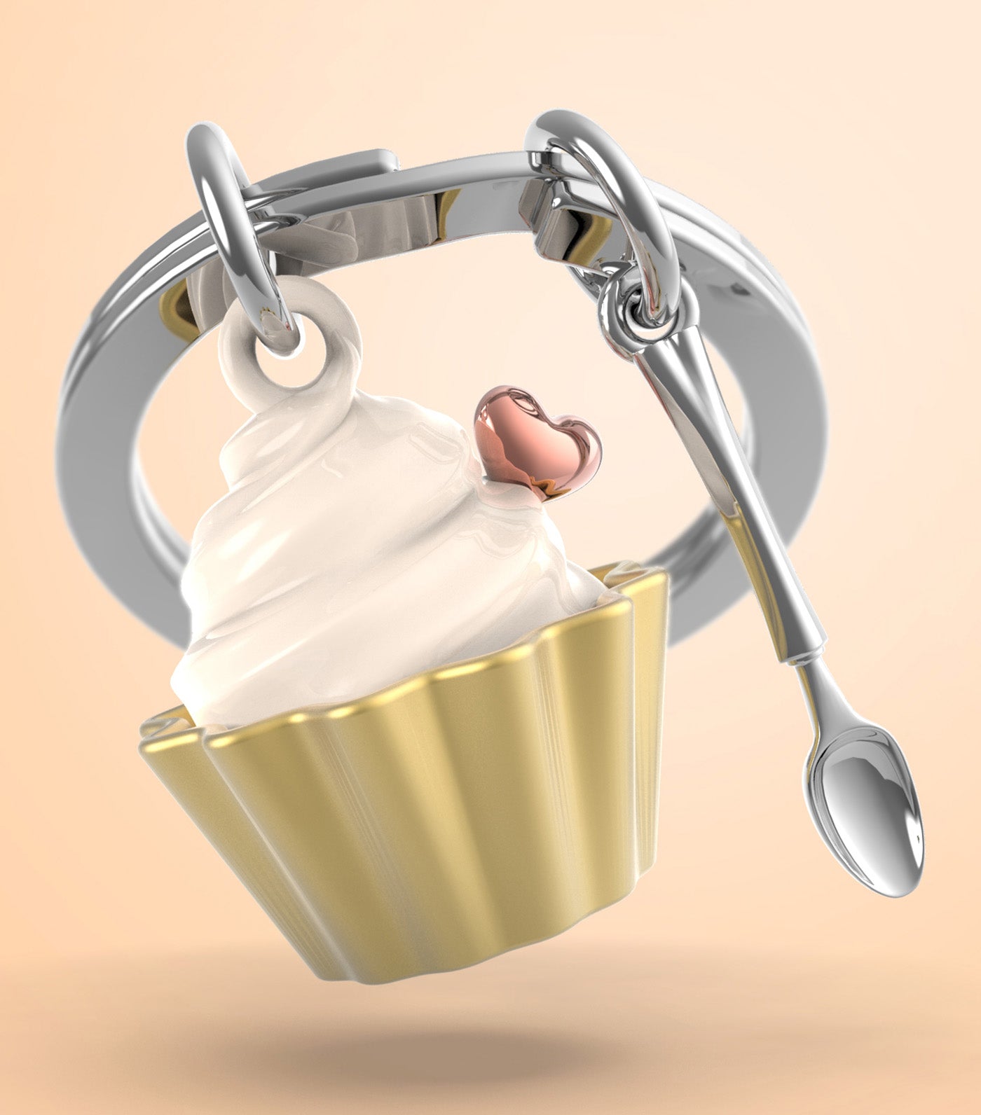 Cupcake Keyring