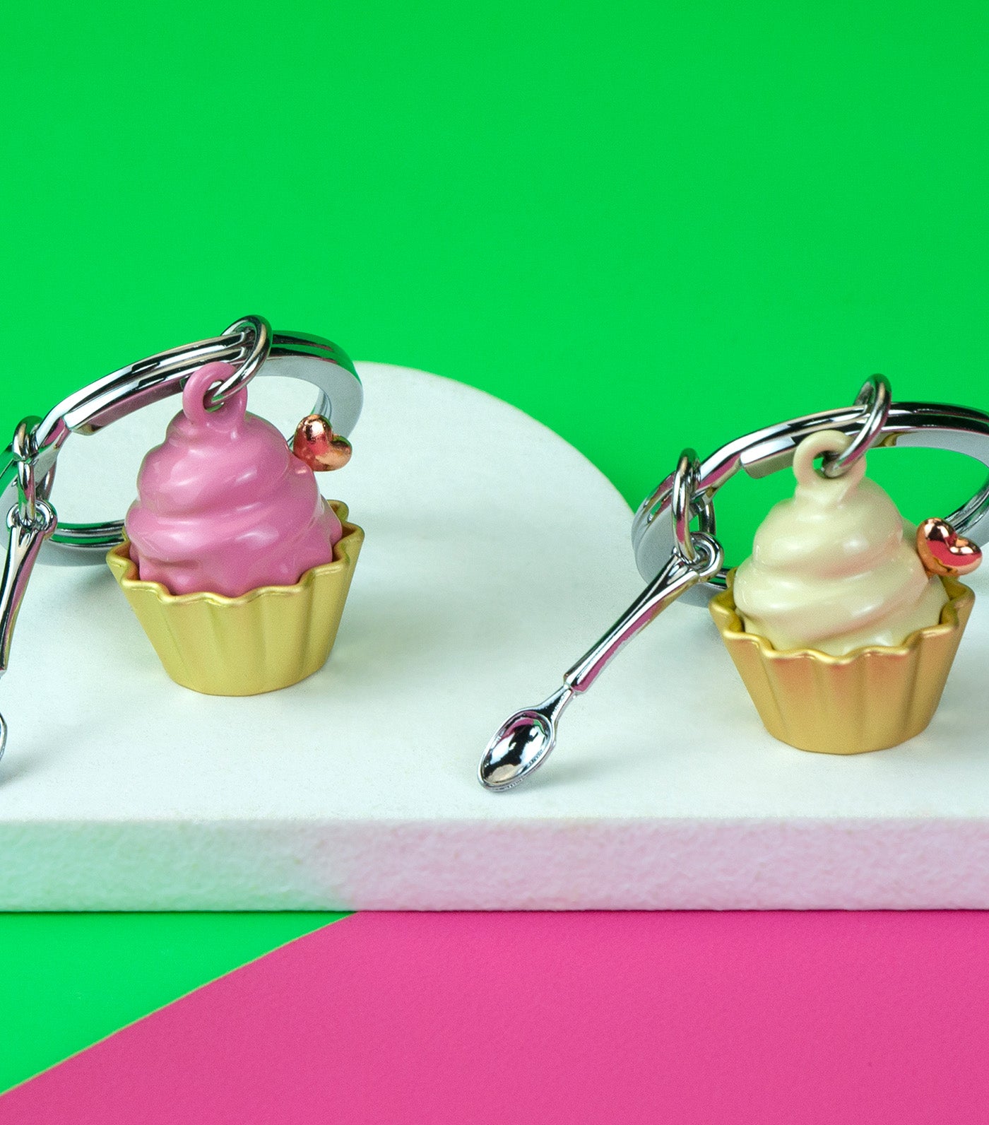 Cupcake Keyring