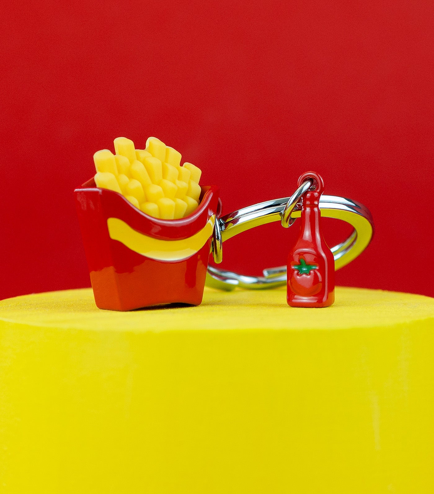 French Fries Keyring