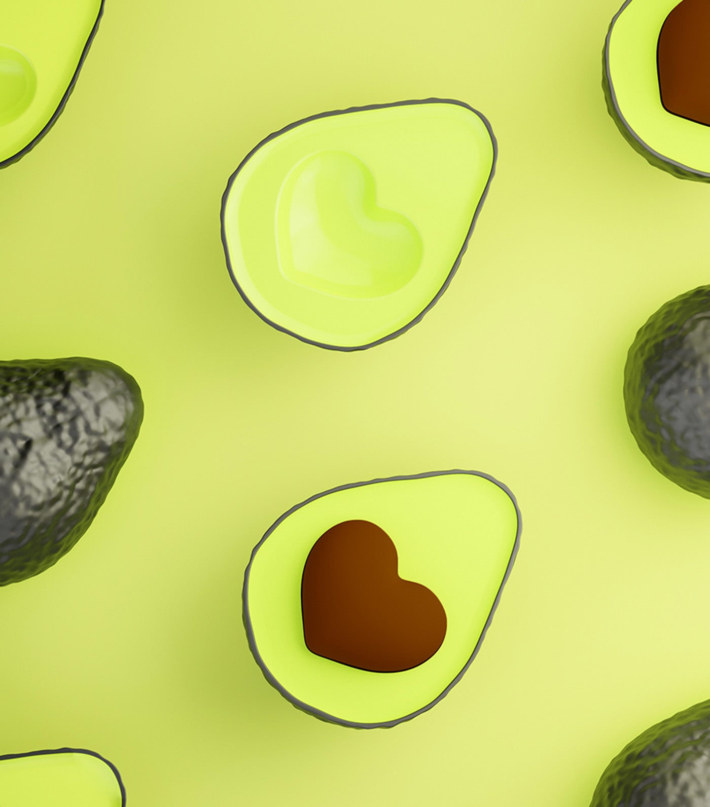 Avocado Keyring