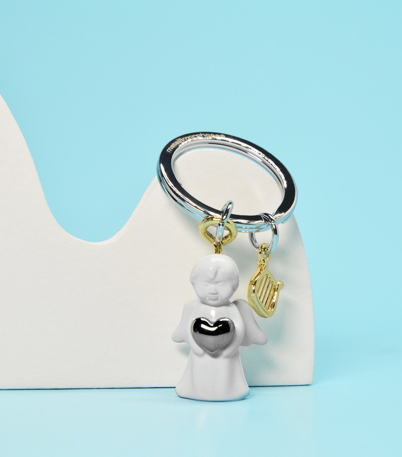 Meta[l]morphose Angel Keyring