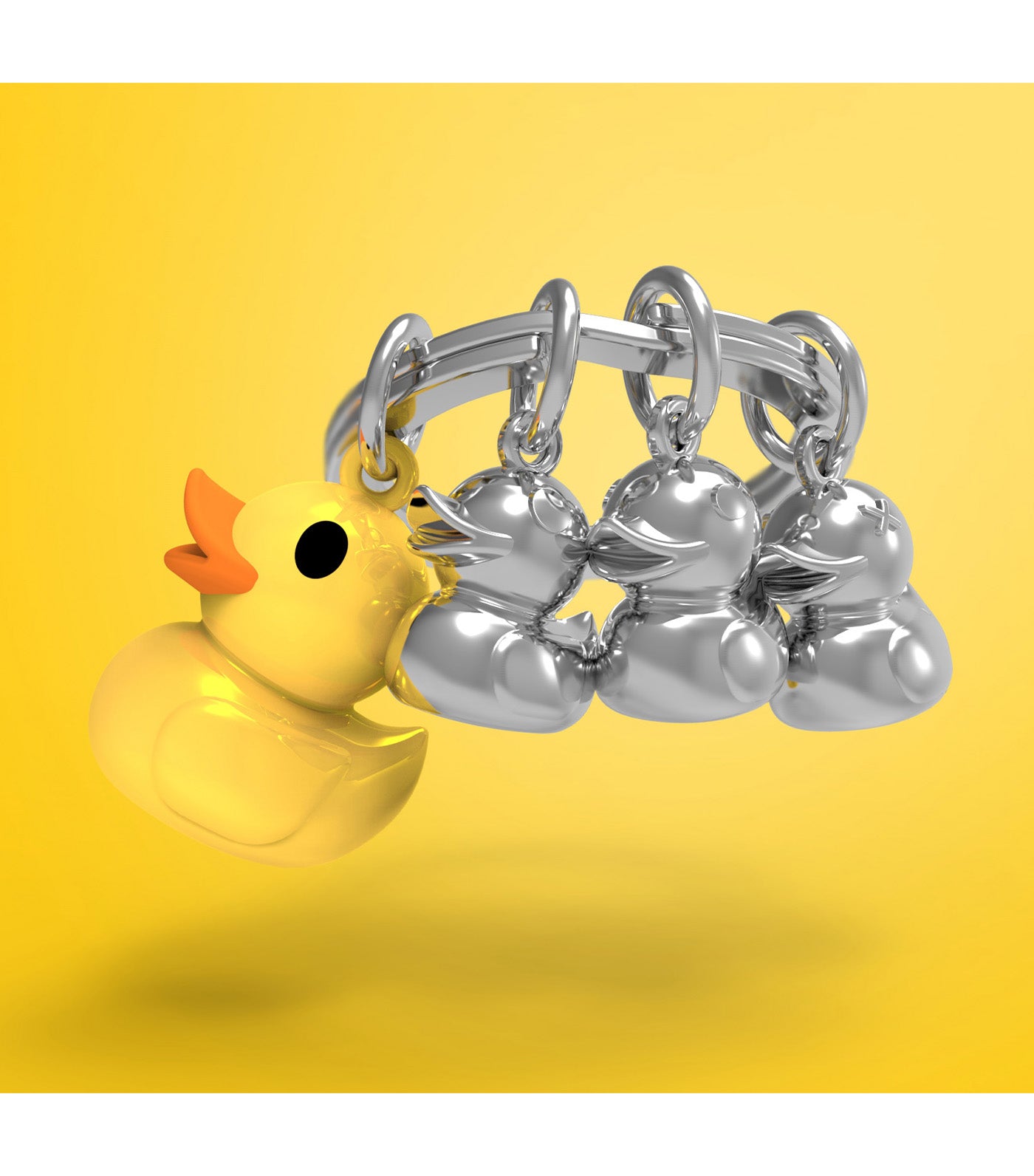 Duck Family Keyring
