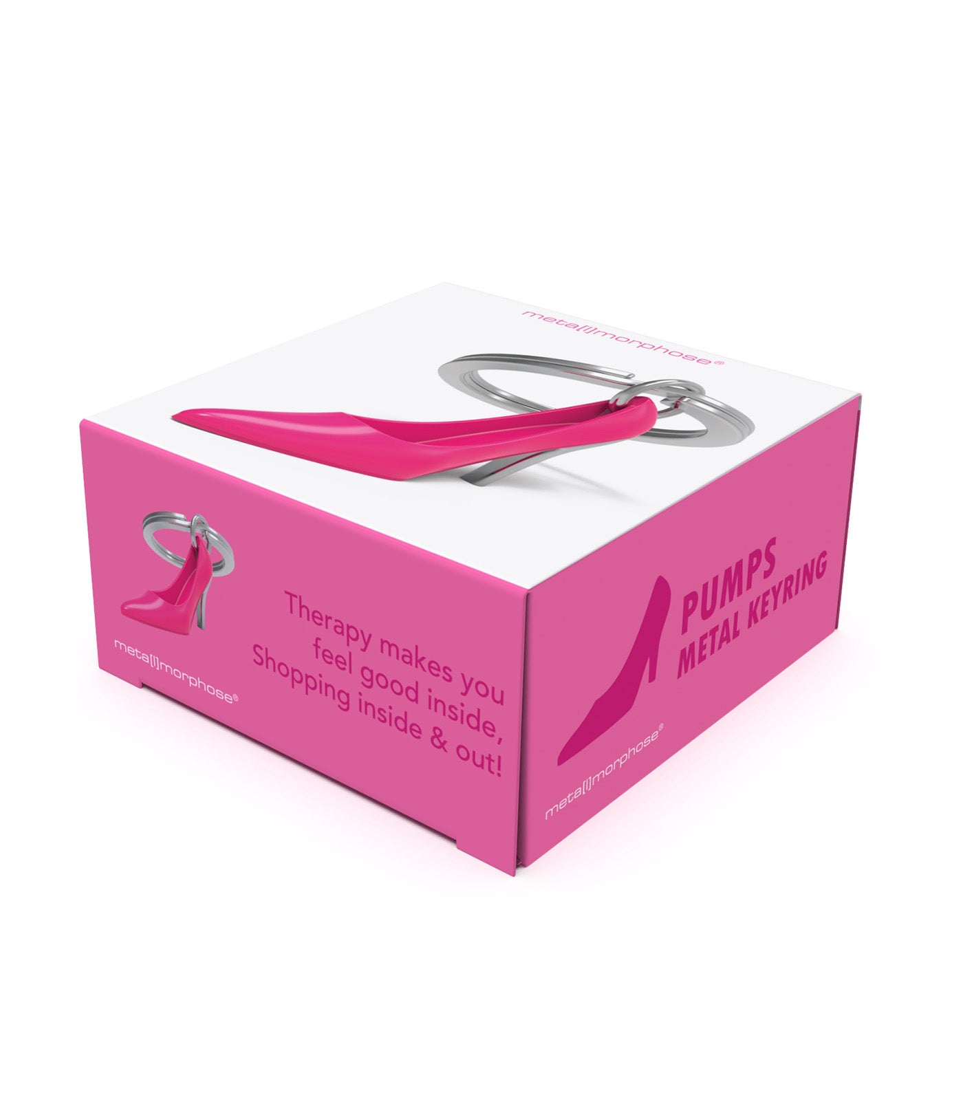 Meta[l]morphose Pumps Keyring Pink