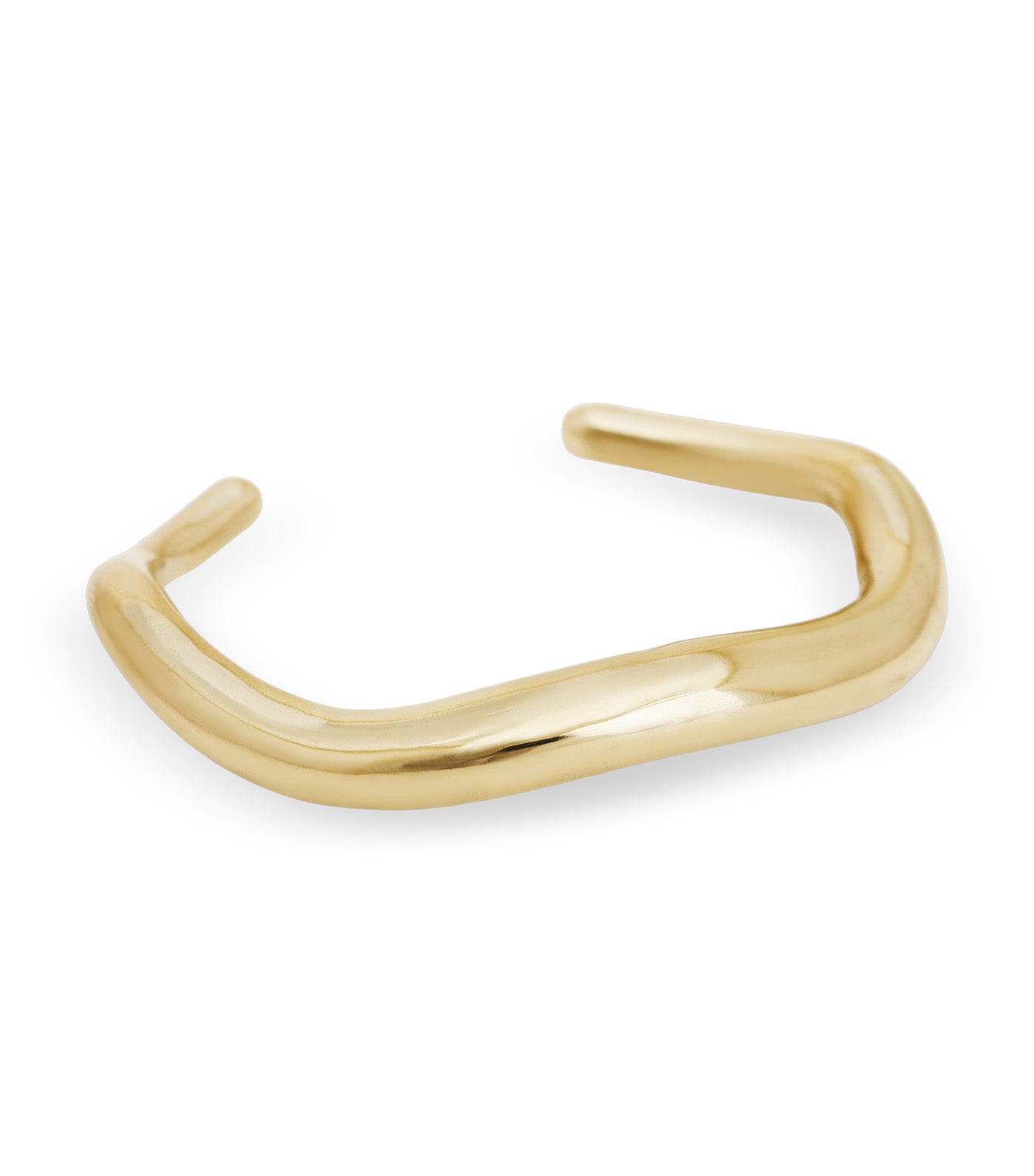 Golden Monstera Maaku Bangle Gold