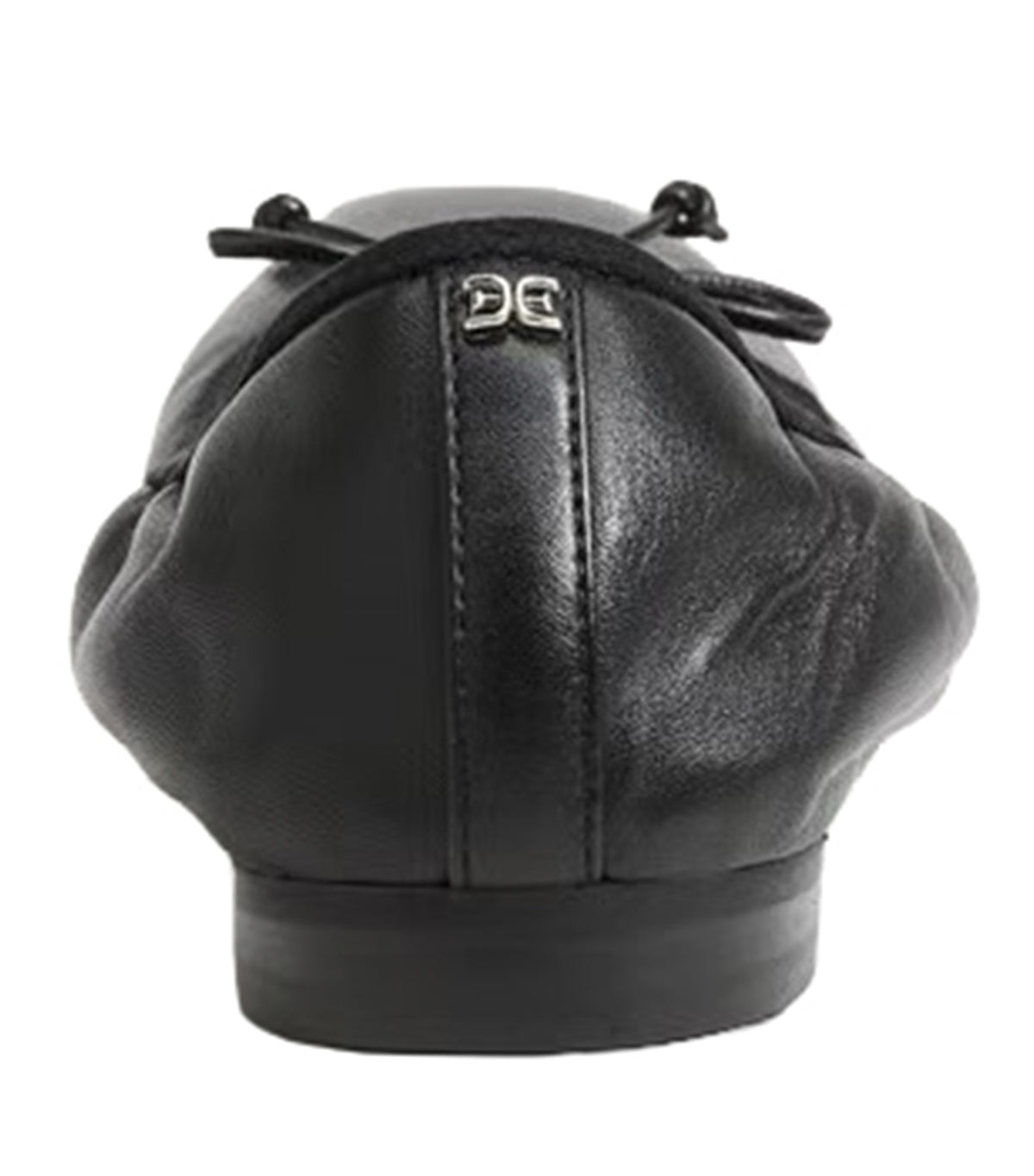 Magnolia Ballet Flat Black Leather