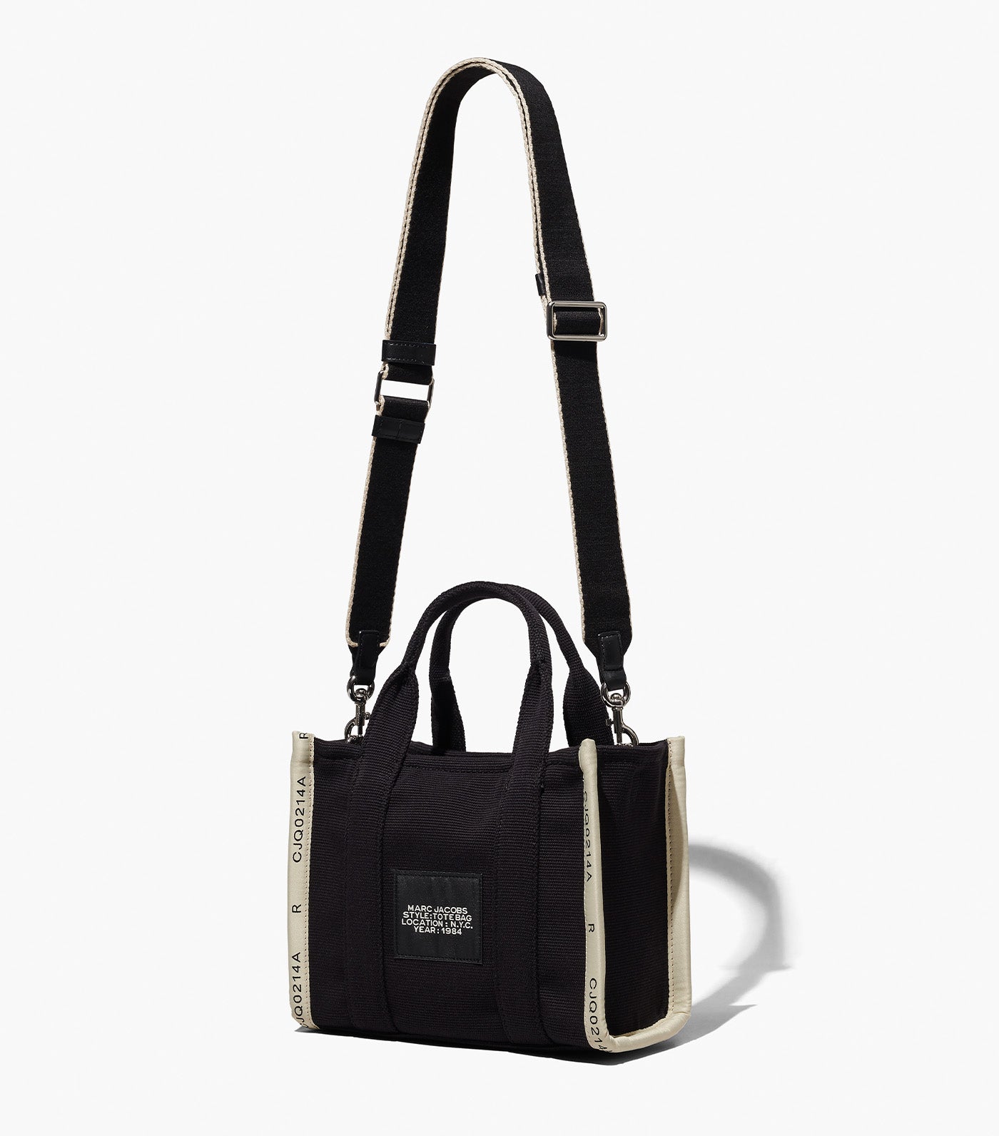 The Jacquard Small Tote Bag Black