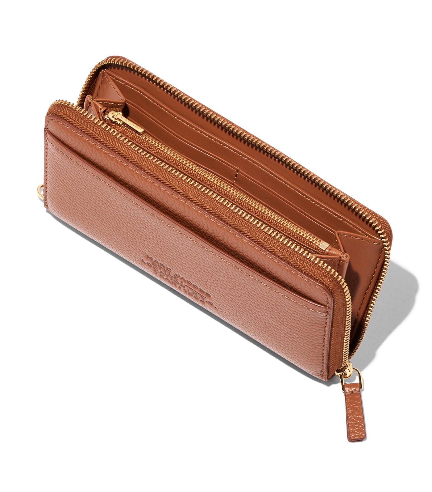 The Leather Continental Wristlet Argan Oil