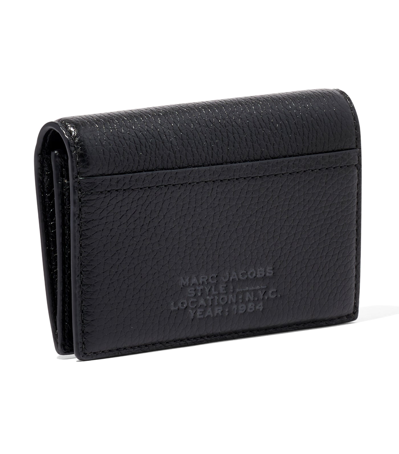 Marc jacobs black leather wallet sale