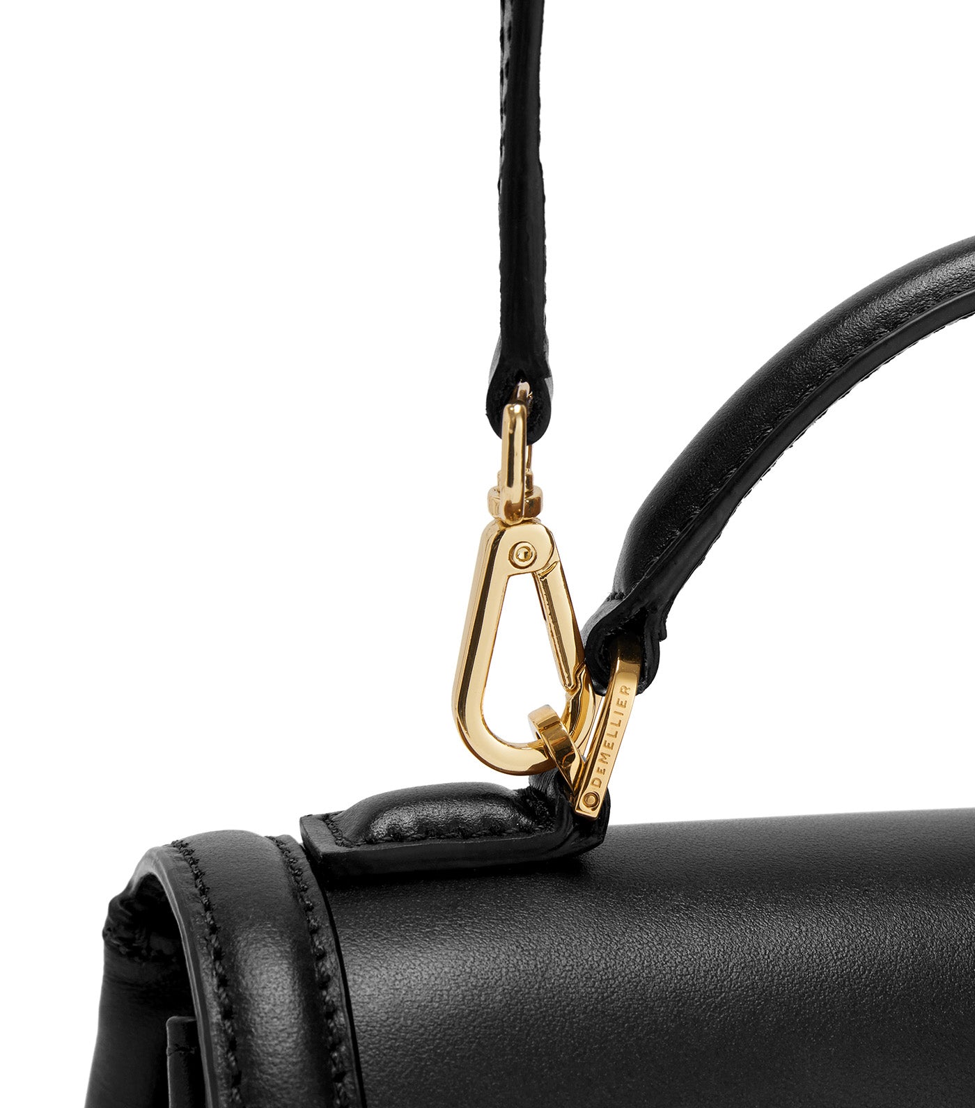 Paris Handbag Black Smooth