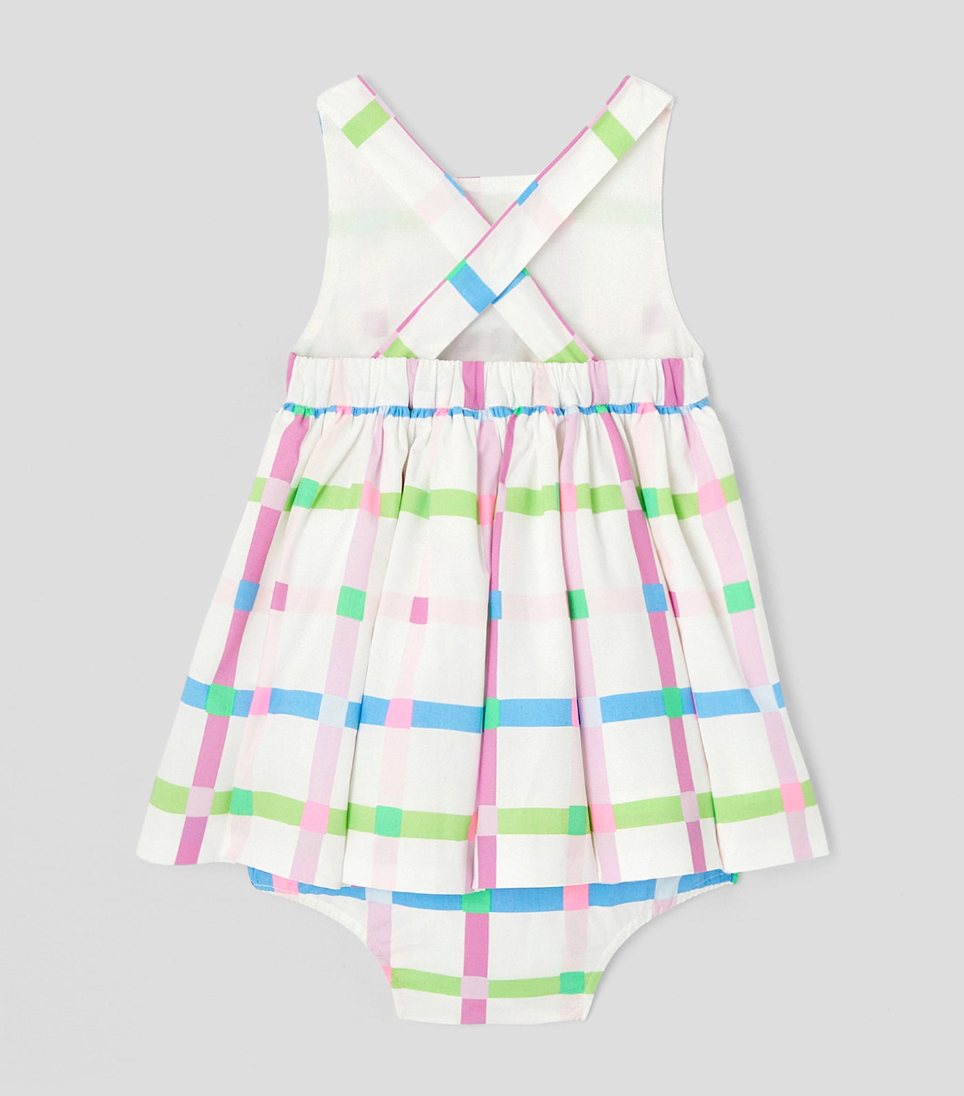 Jacadi Nabilou Dress Blanc/Multicolor