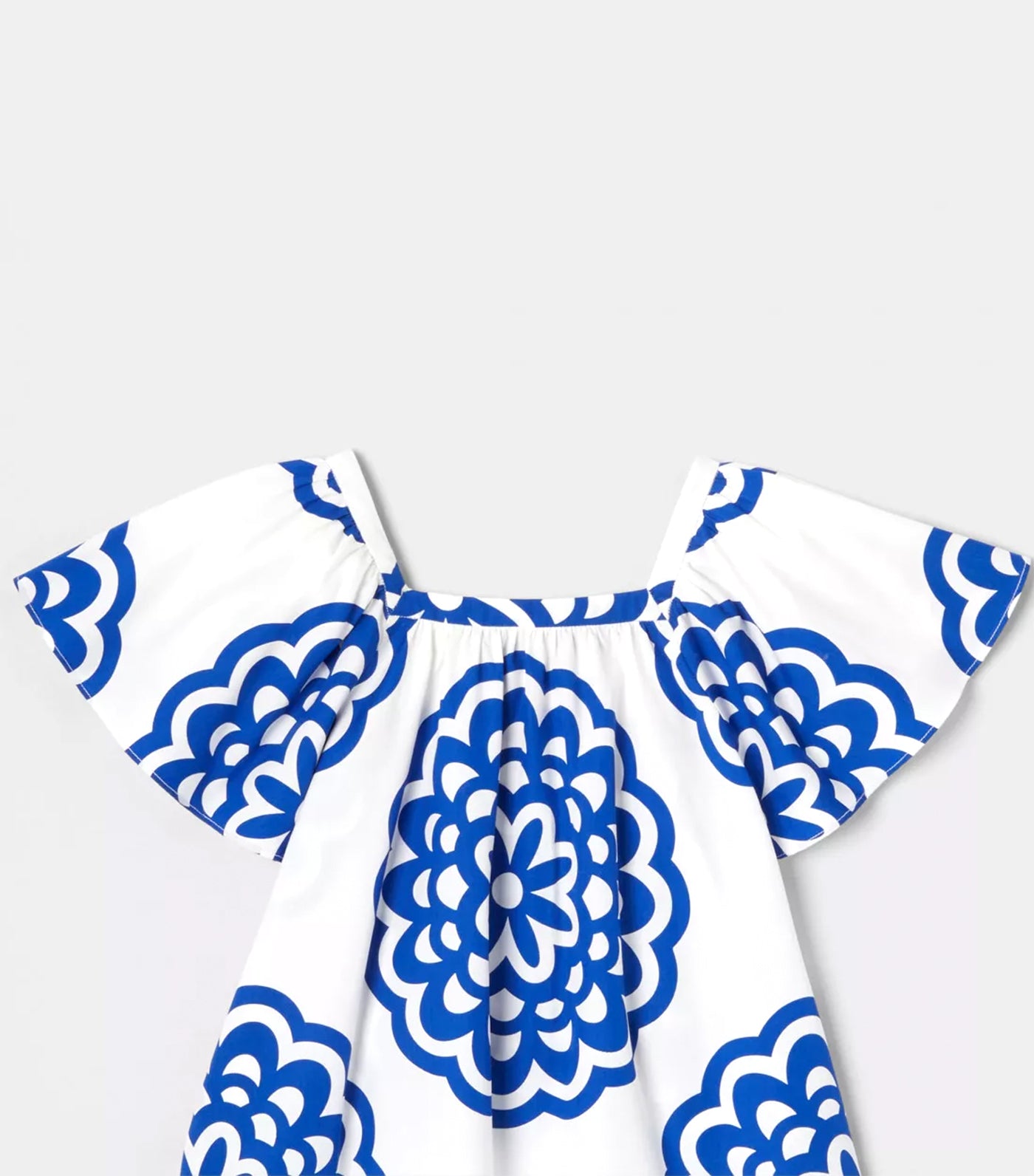 Jacadi Naemabis Blouse Blanc/Bleu