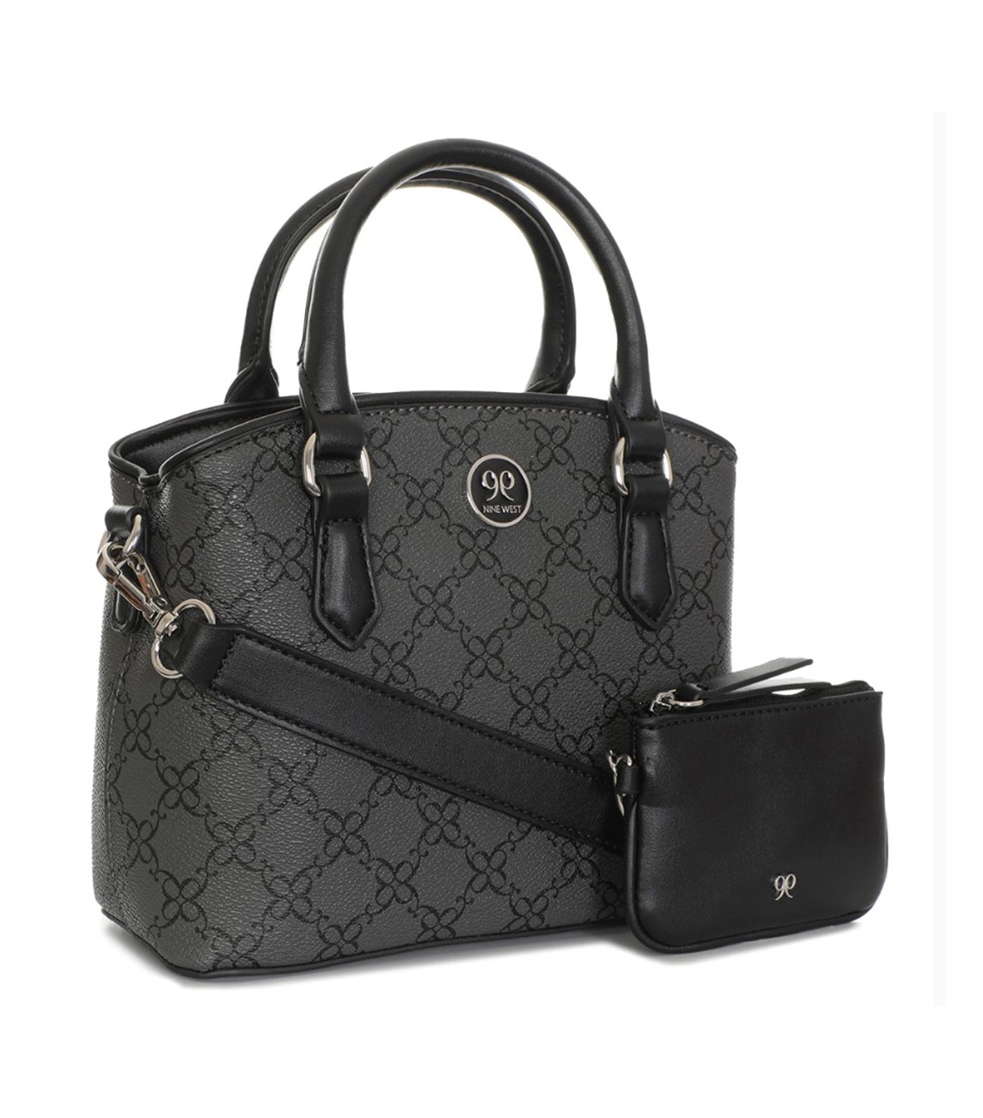 Nine West Bonnie Satchel Duo Black