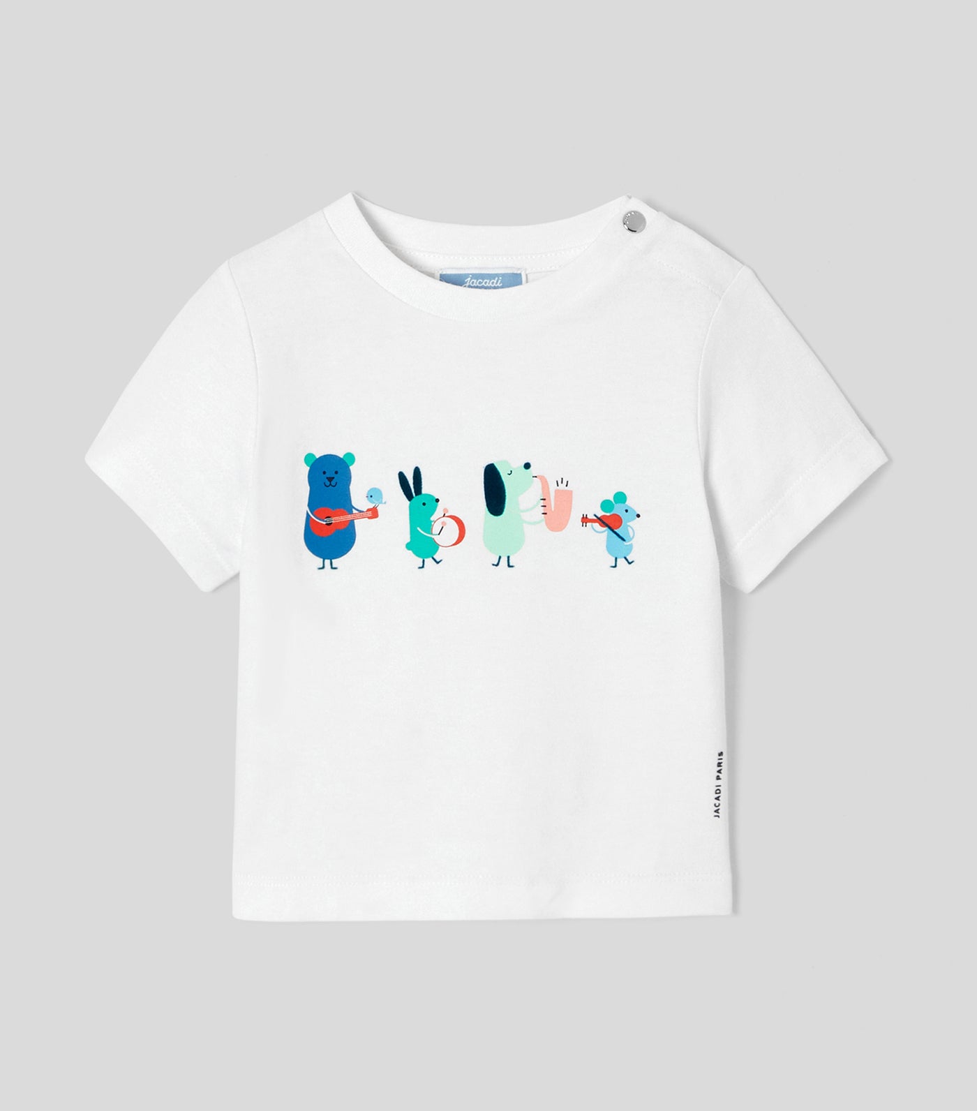Jacadi Nerveux T-Shirt Blanc Jacadi