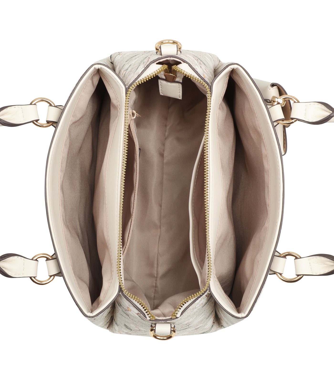 Siera Satchel Floral Milk
