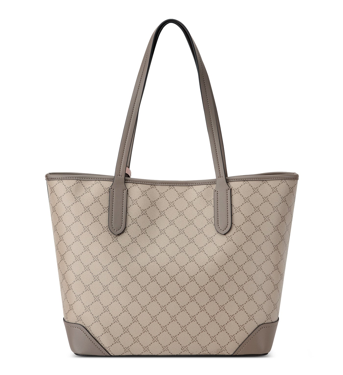 Piera 2-in-1 Tote Beige Logo/Flint