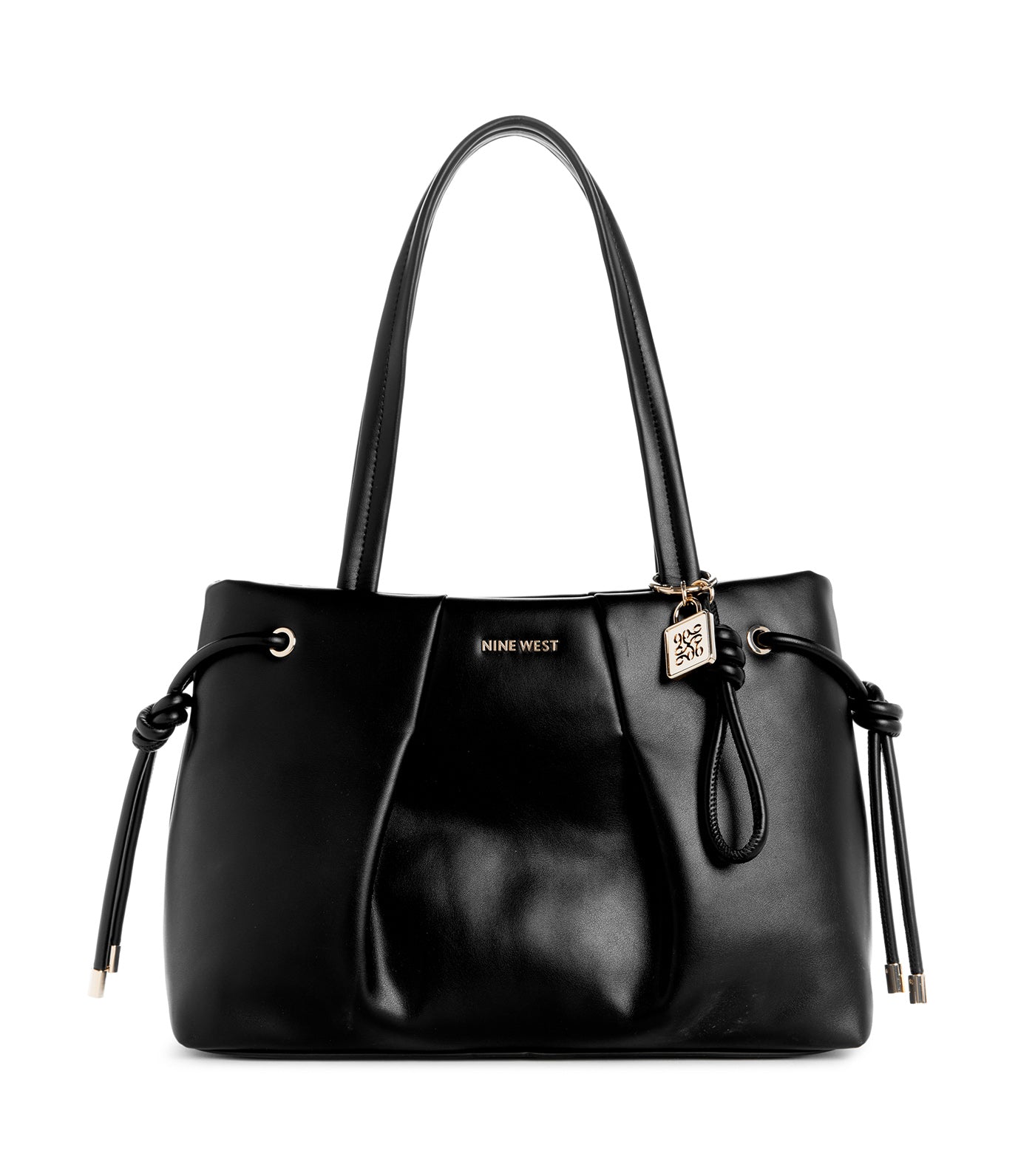 Nine West Elin 3 Compartment Shoulder Satchel Black