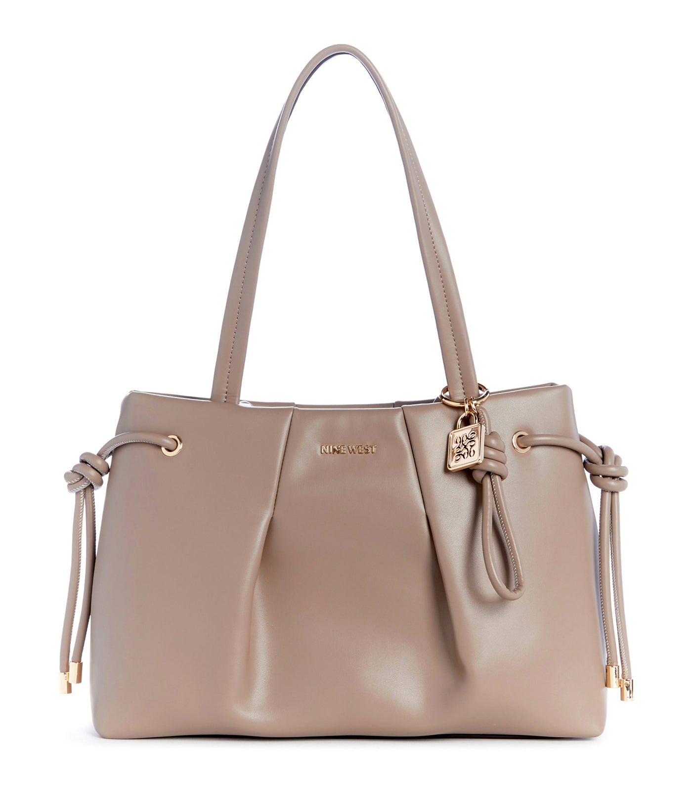 Nine West Elin 3 Compartment Shoulder Satchel Mushroom